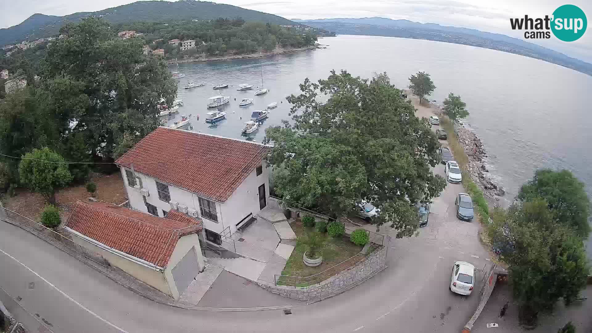 Webcam porto Ika – Vista LIVE sul porto e le luci di Opatija