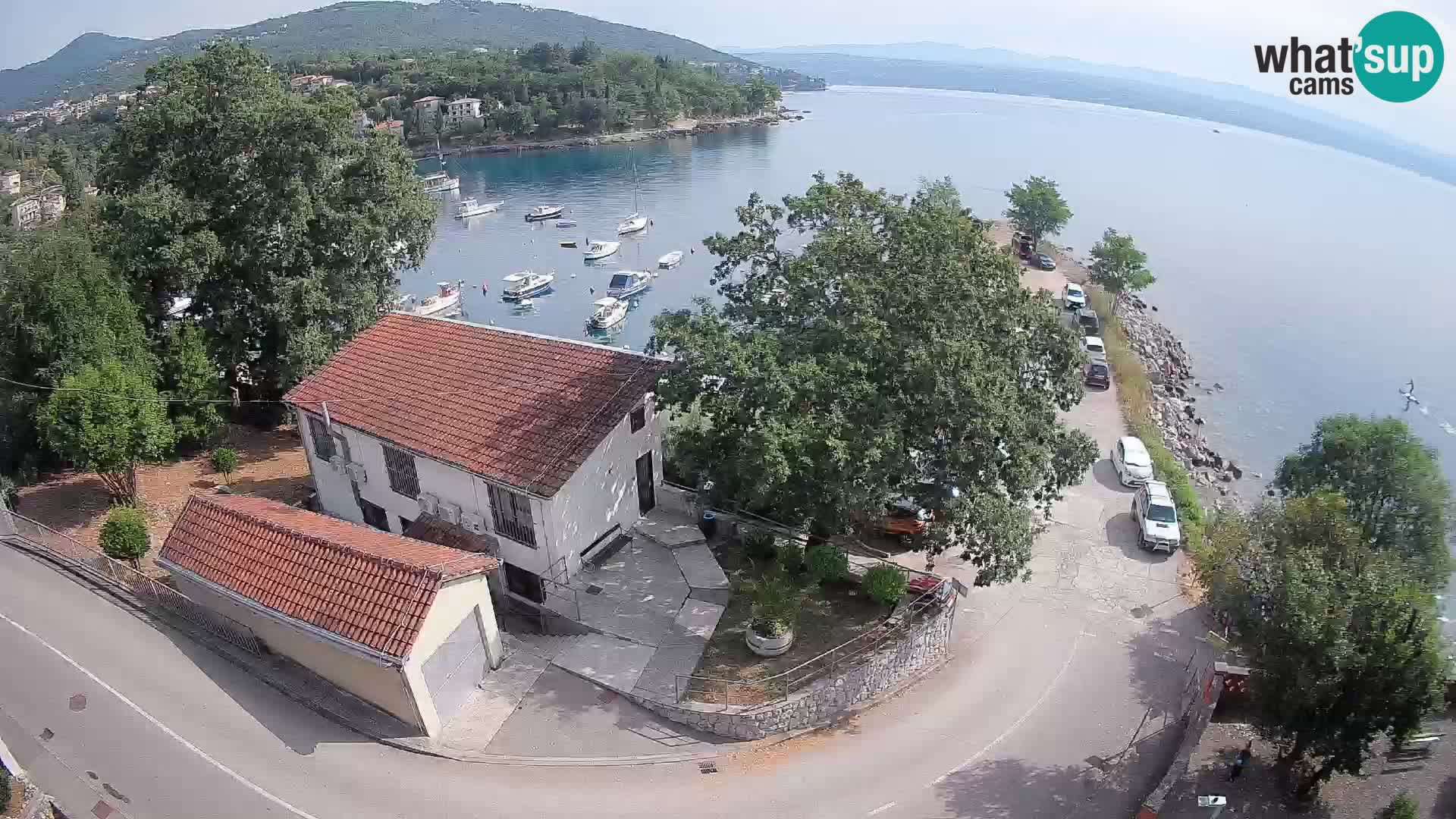 Webcam porto Ika – Vista LIVE sul porto e le luci di Opatija
