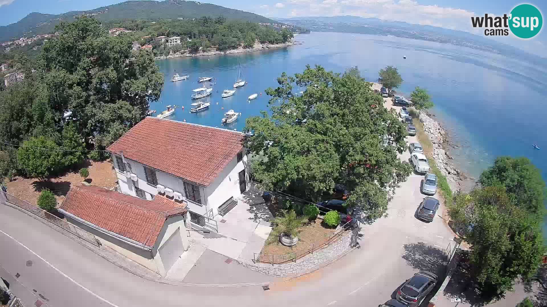 Webcam port d’Ika – Vue en direct et lumières d’Opatija