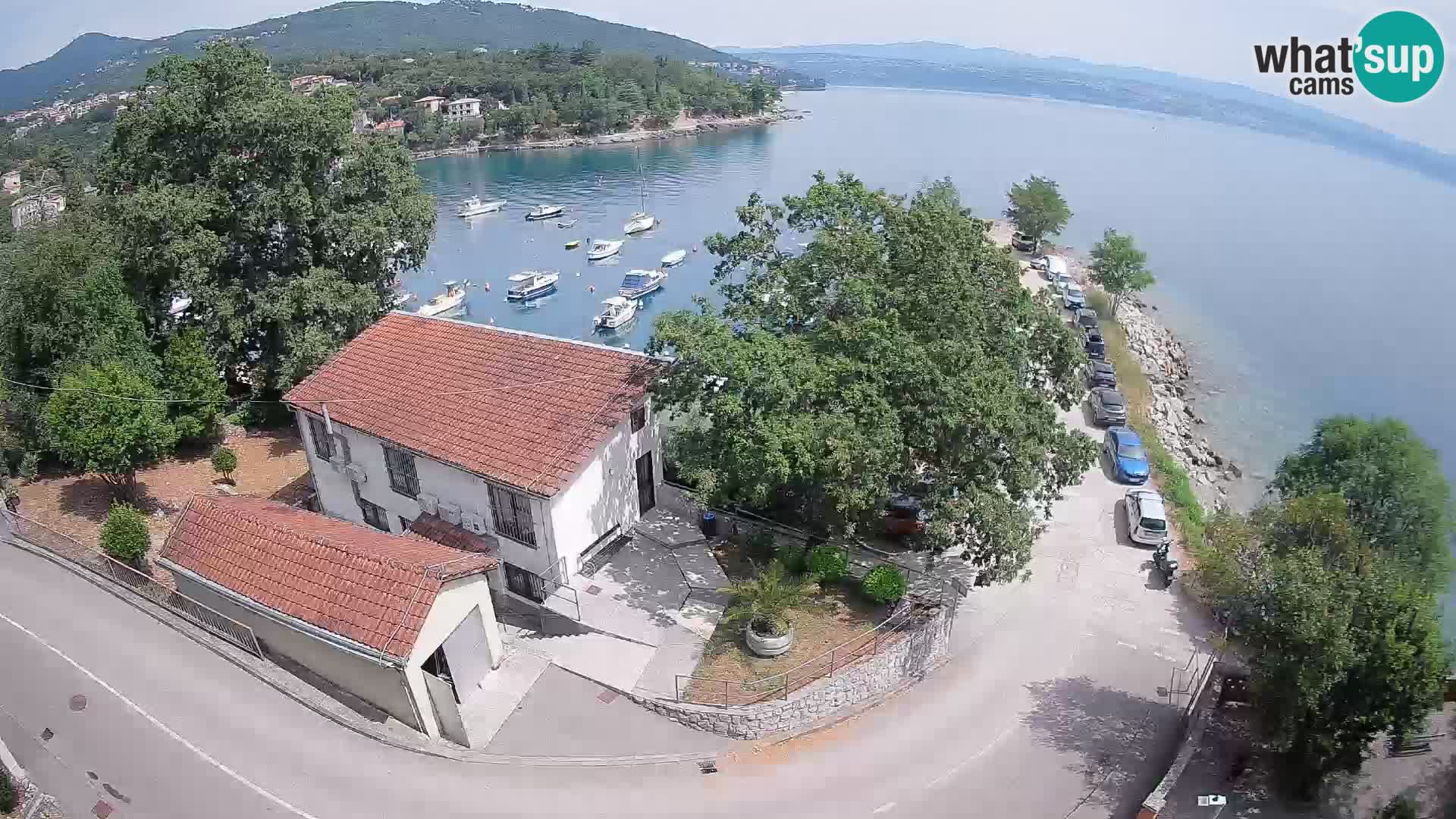 Webcam puerto de Ika – Vista en directo y luces de Opatija