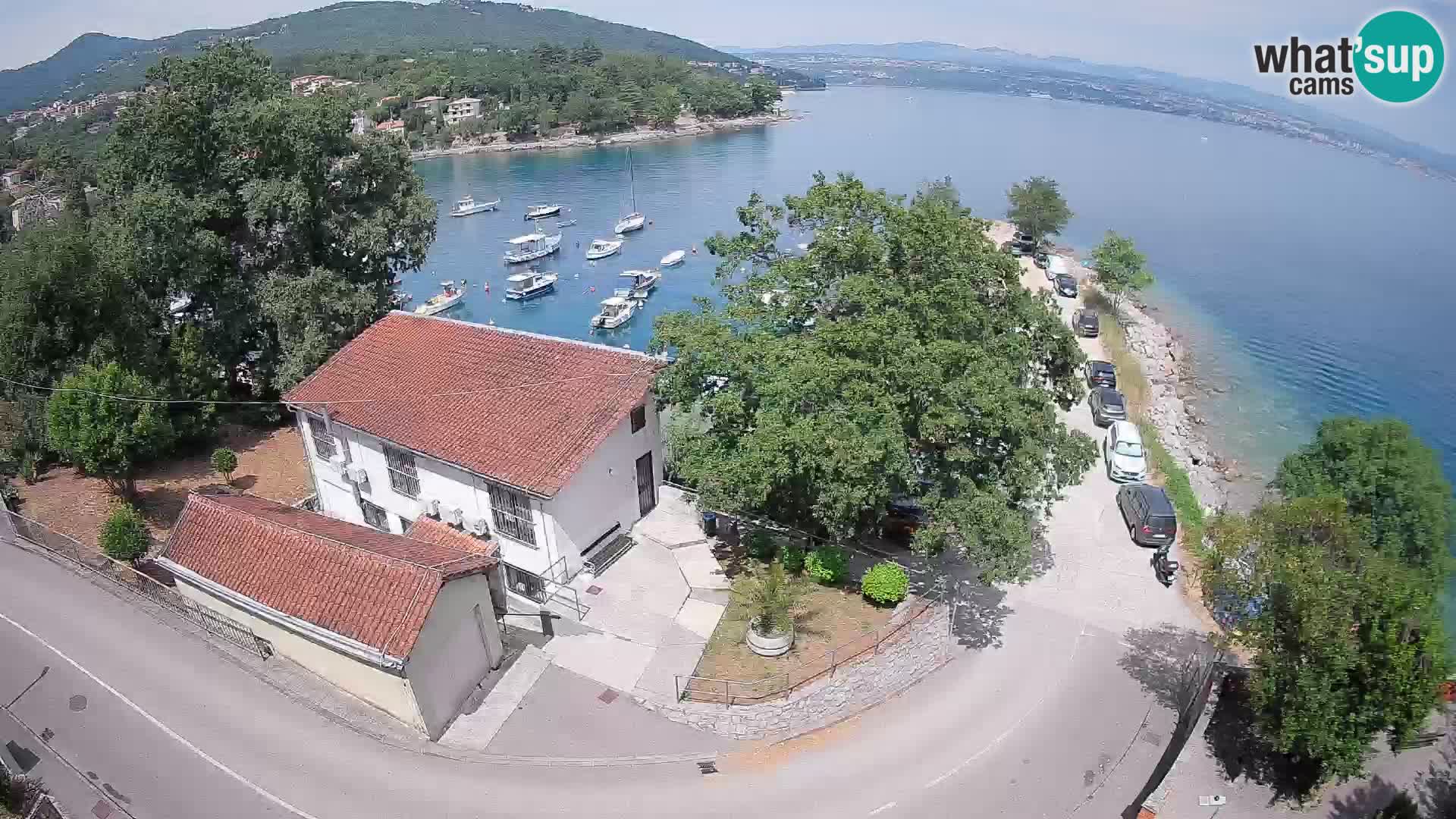 Webcam port d’Ika – Vue en direct et lumières d’Opatija