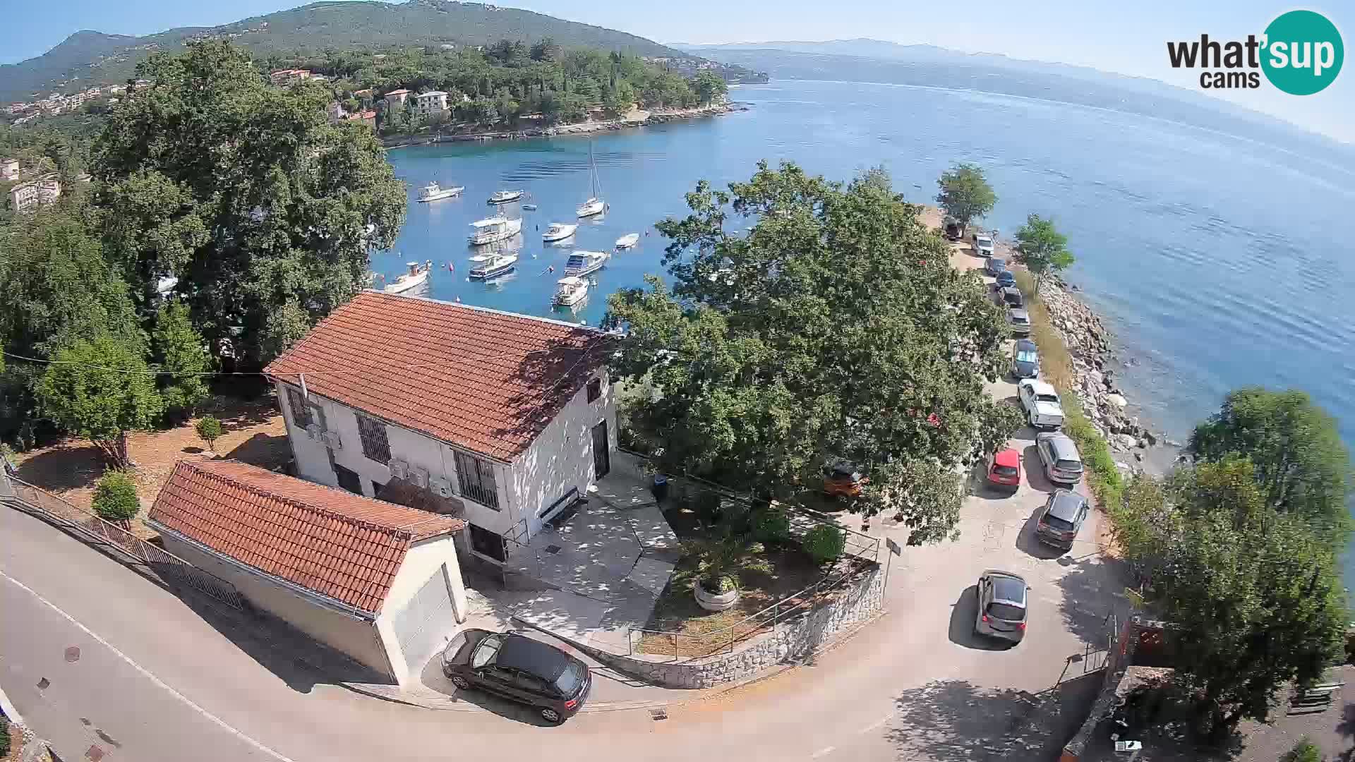 Webcam port d’Ika – Vue en direct et lumières d’Opatija