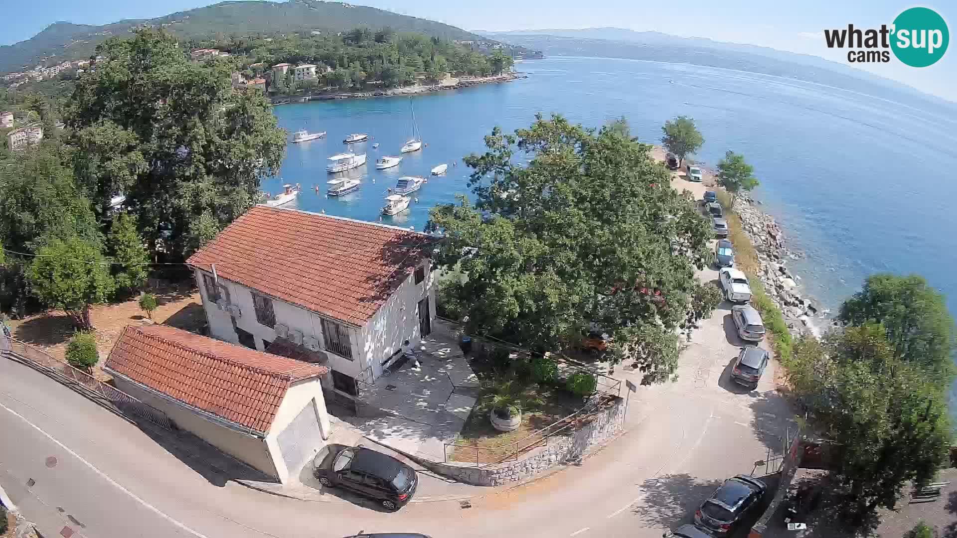Webcam Ika Hafen – LIVE Blick auf den Hafen und die Lichter von Opatija