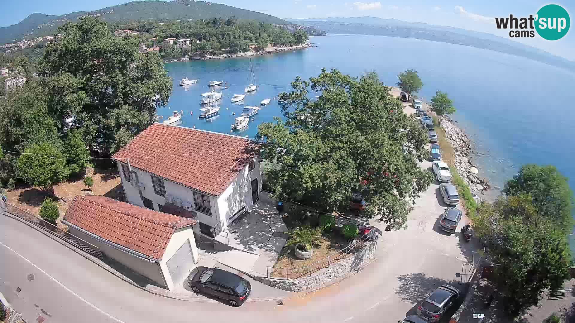 Webcam port d’Ika – Vue en direct et lumières d’Opatija