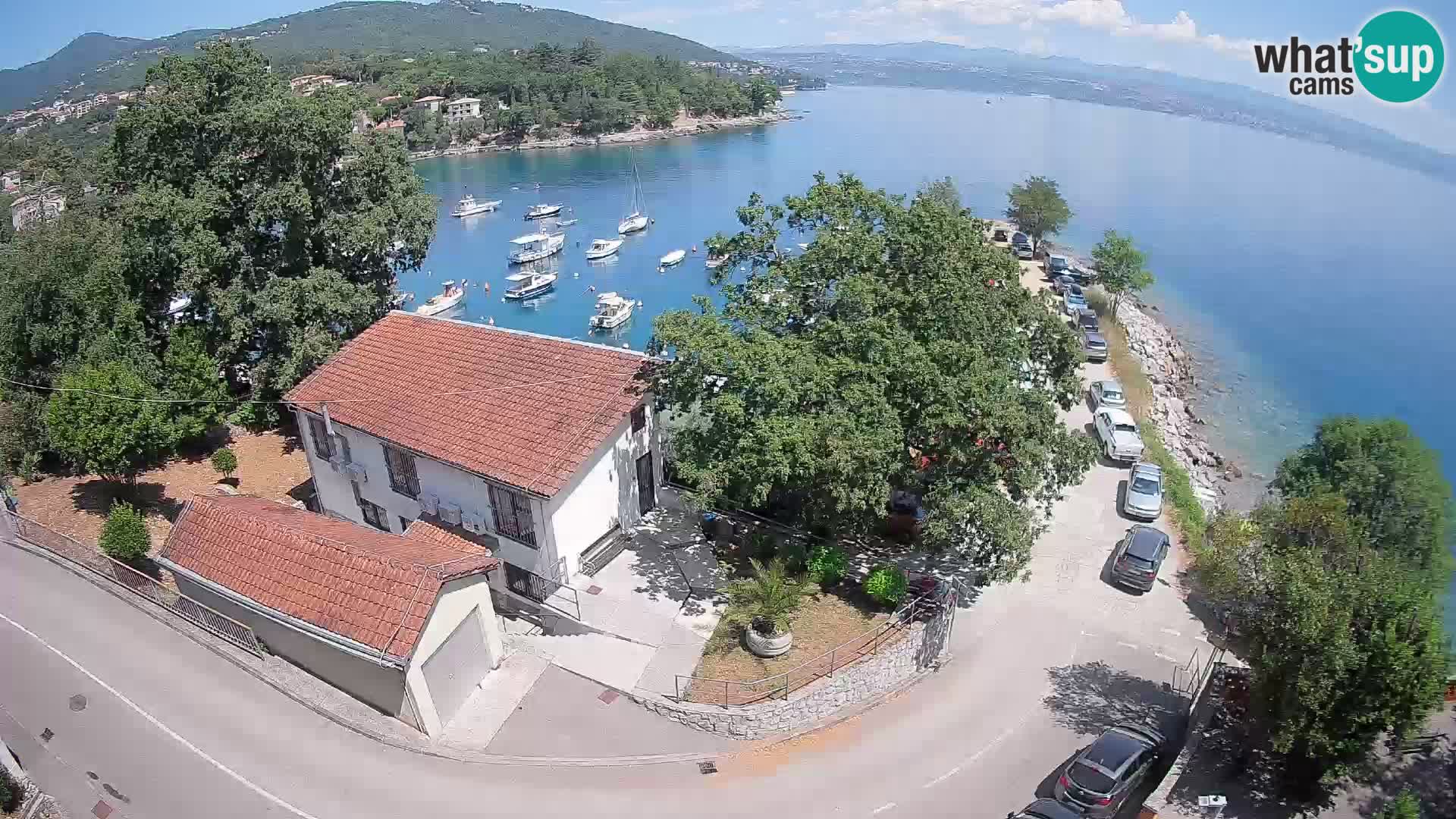 Ika Harbor Webcam – LIVE View of the Harbor and Opatija Lights