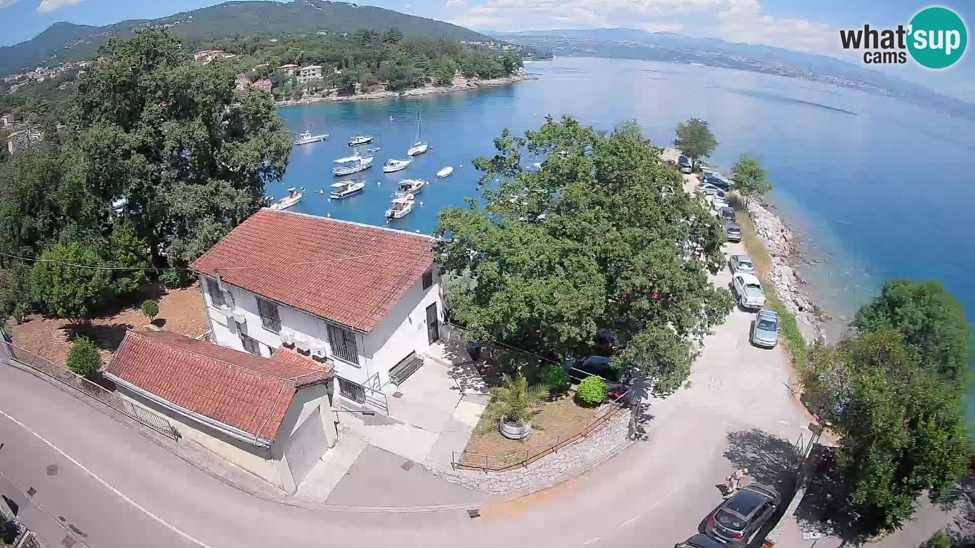 Ika Harbor Webcam – LIVE View of the Harbor and Opatija Lights