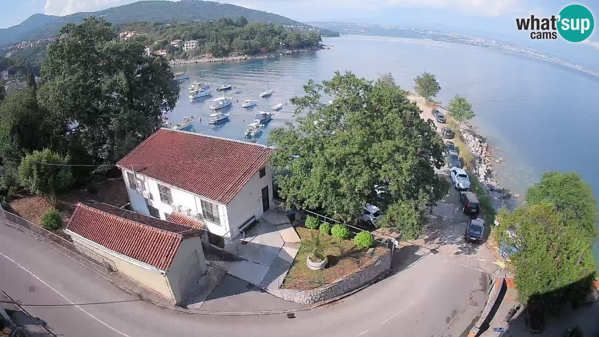 Webcam porto Ika – Vista LIVE sul porto e le luci di Opatija