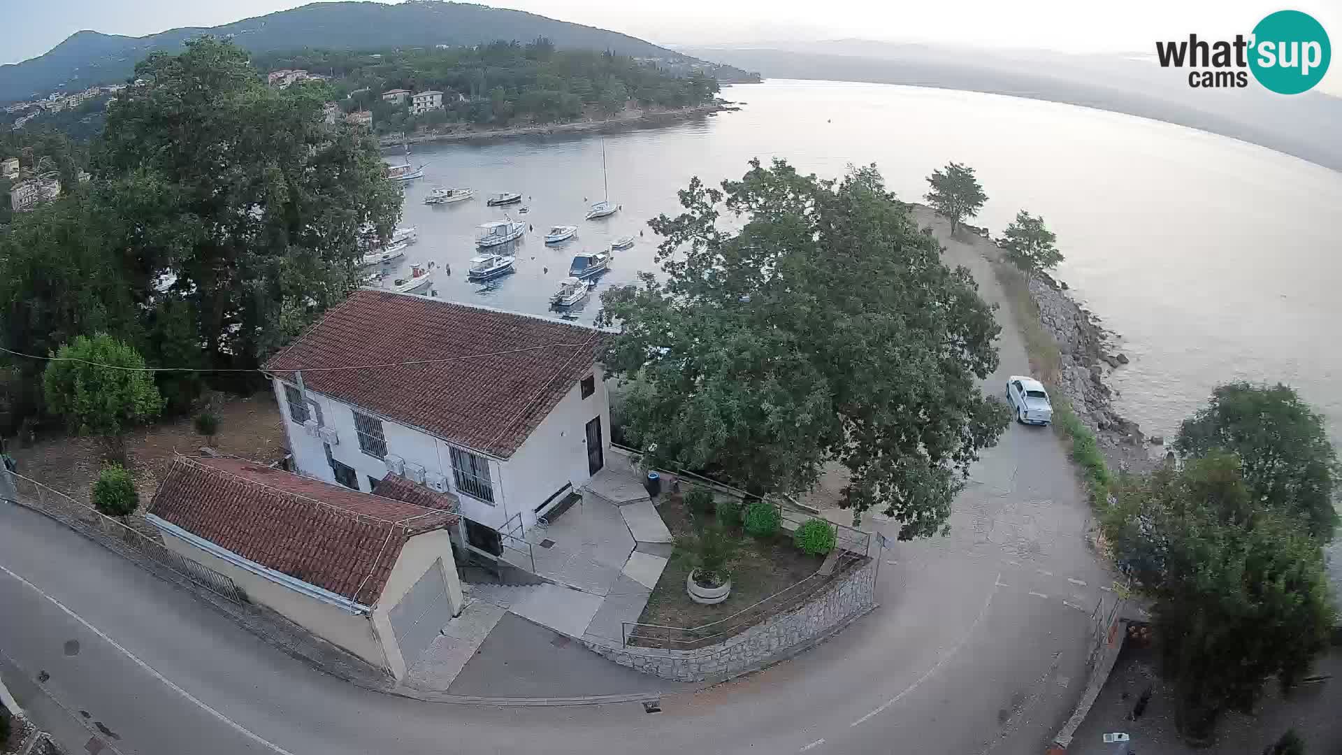 Webcam port d’Ika – Vue en direct et lumières d’Opatija