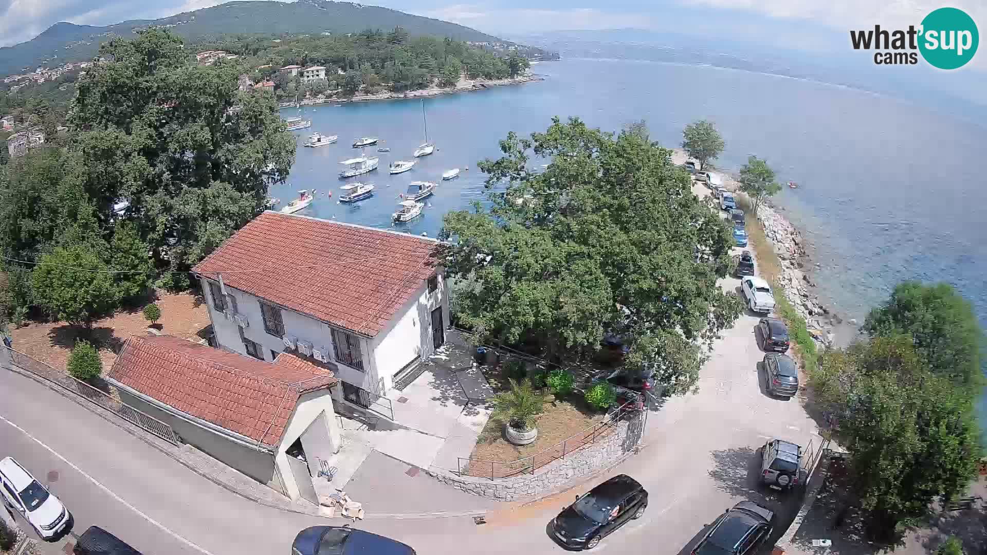 Ika Harbor Webcam – LIVE View of the Harbor and Opatija Lights