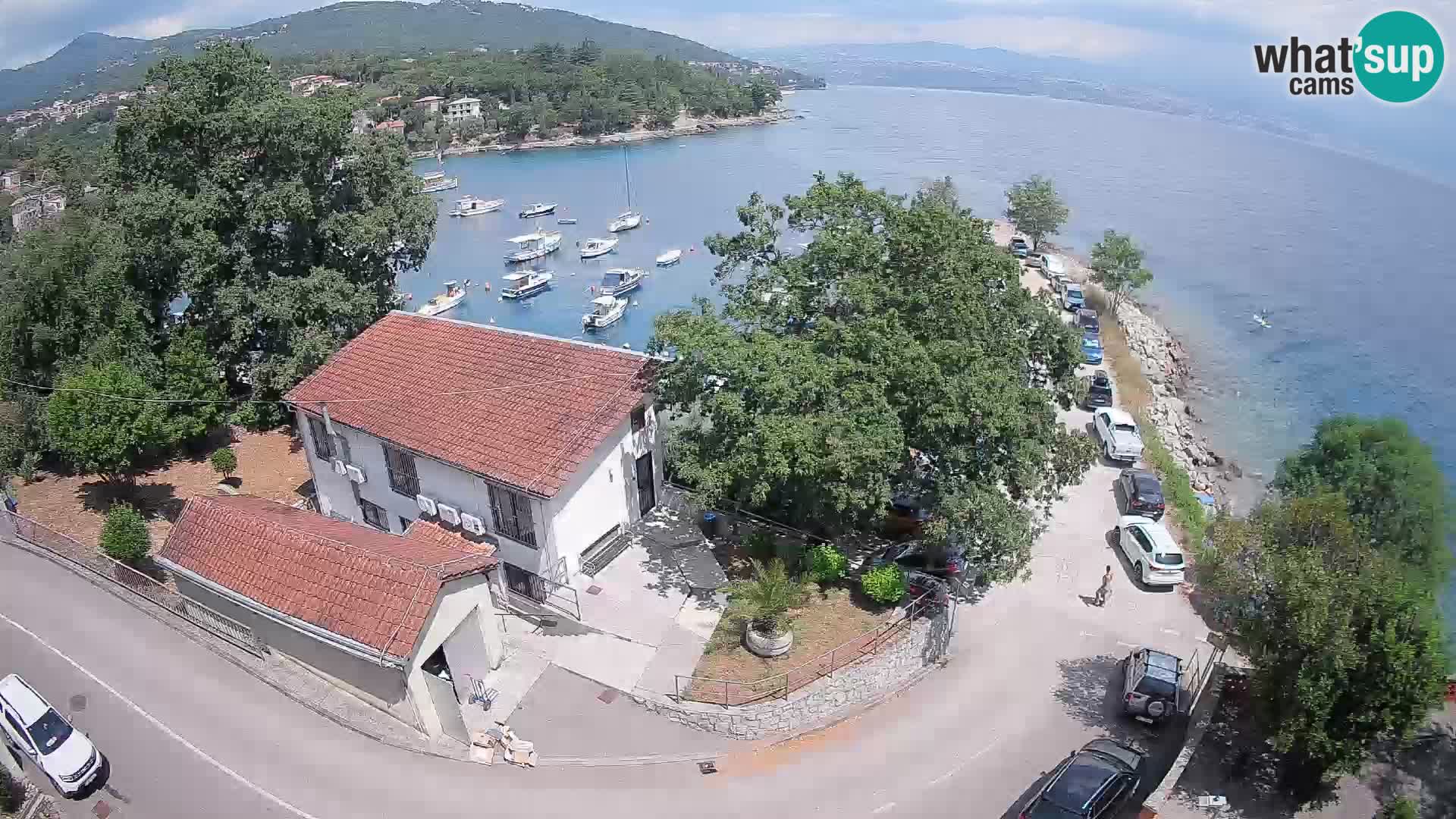 Webcam porto Ika – Vista LIVE sul porto e le luci di Opatija