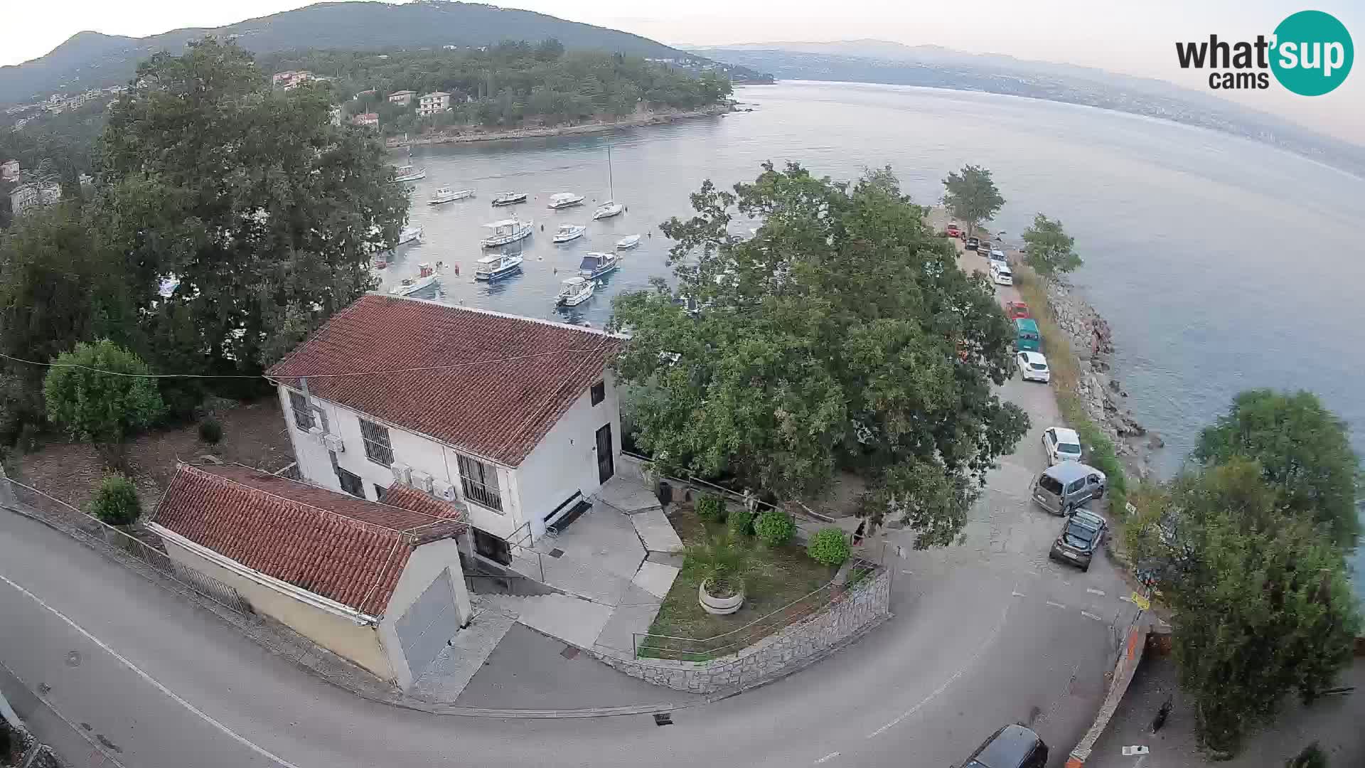 Webcam porto Ika – Vista LIVE sul porto e le luci di Opatija