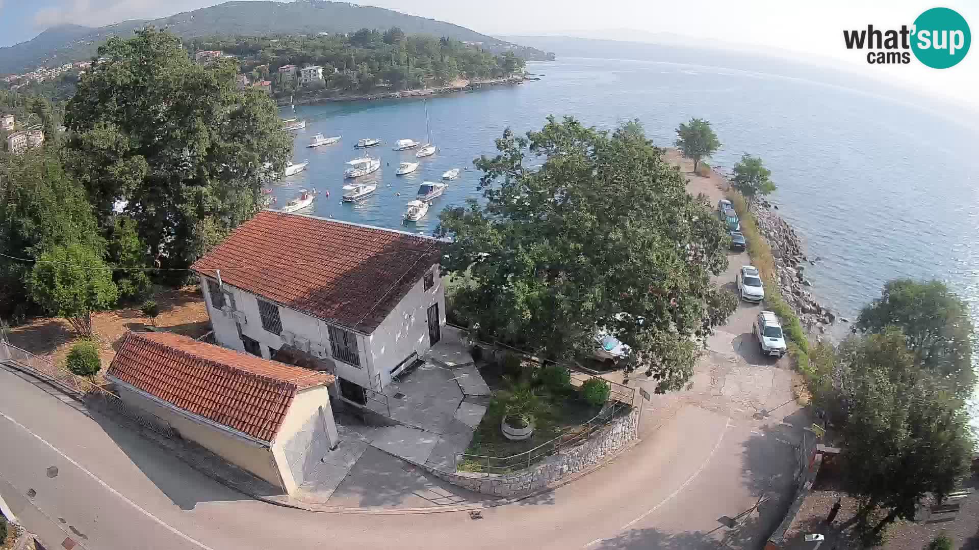 Webcam port d’Ika – Vue en direct et lumières d’Opatija