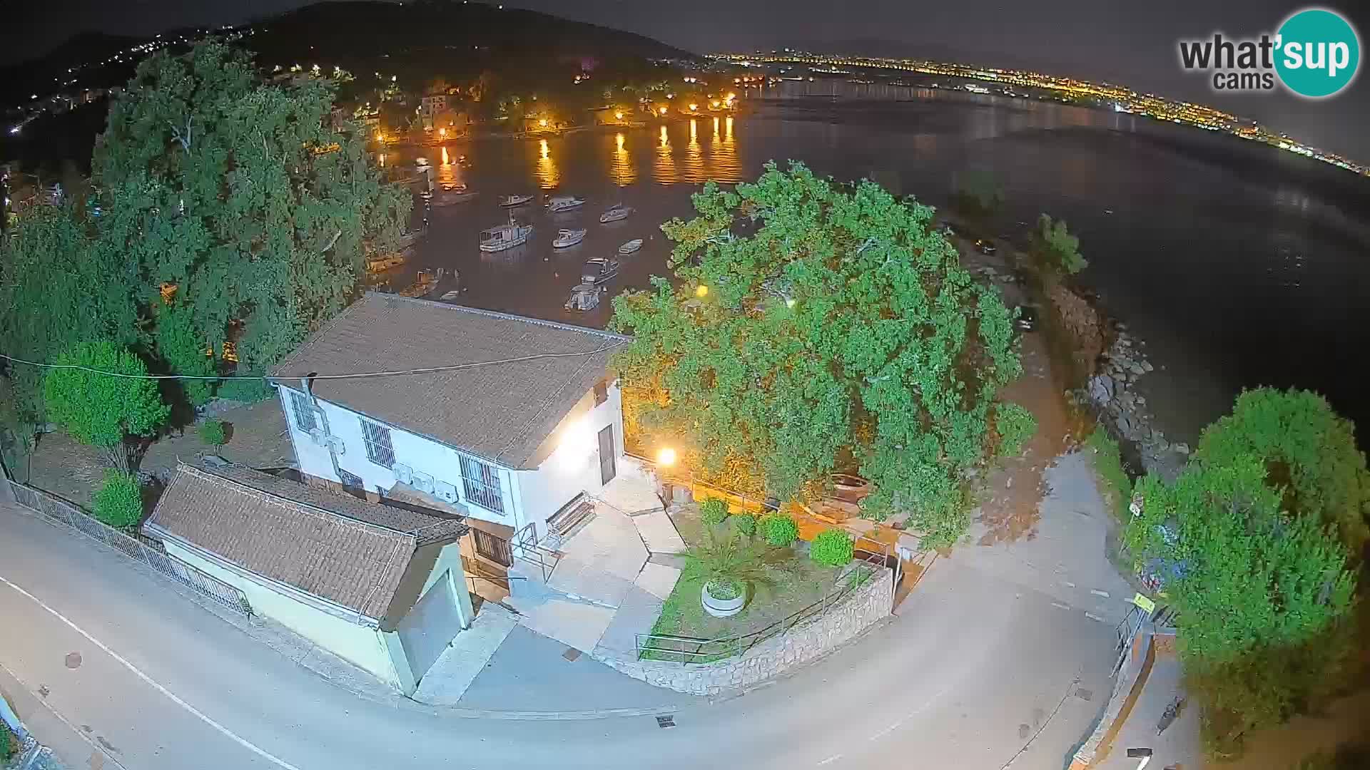 Webcam Ika Hafen – LIVE Blick auf den Hafen und die Lichter von Opatija