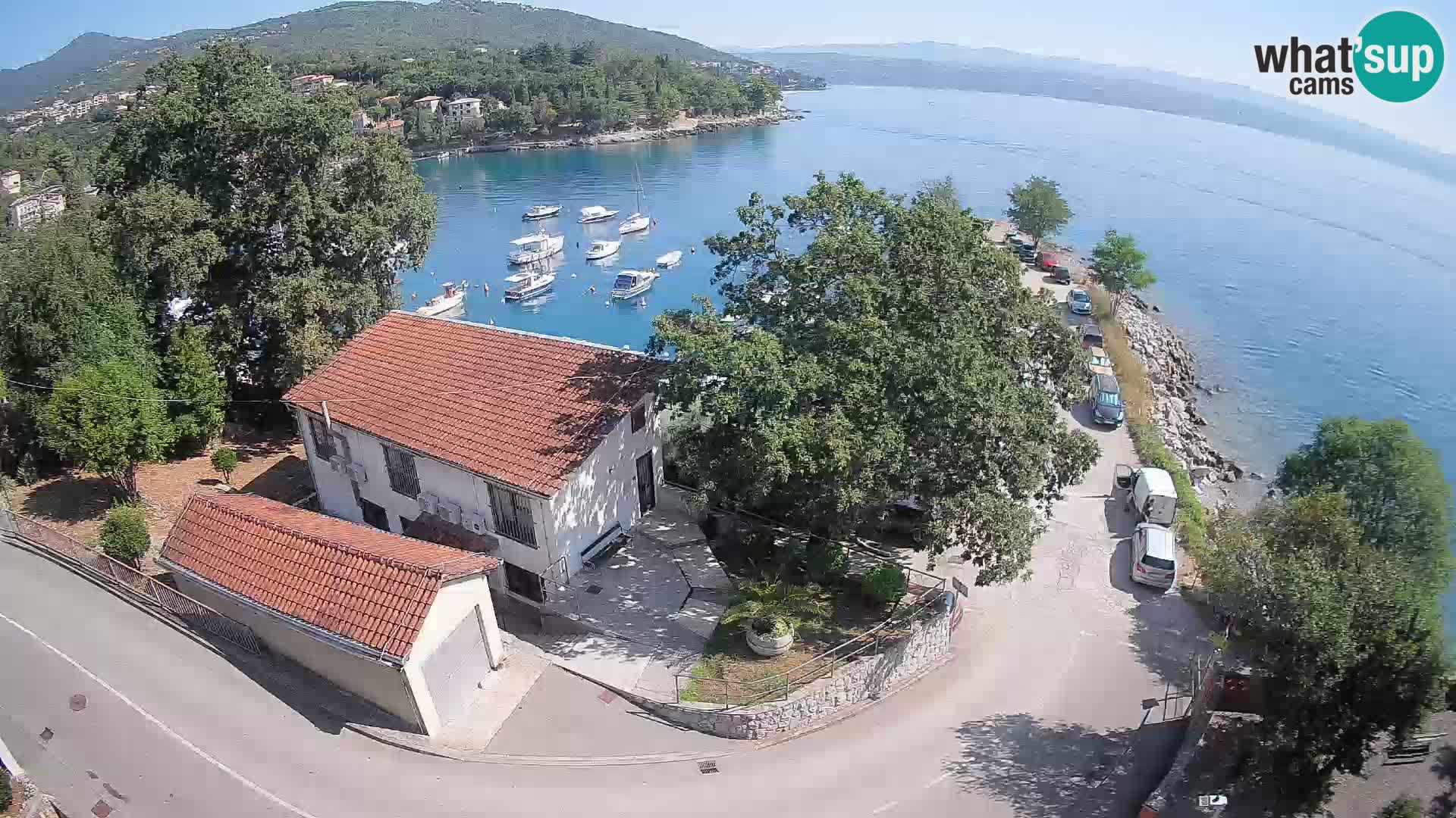 Ika Harbor Webcam – LIVE View of the Harbor and Opatija Lights