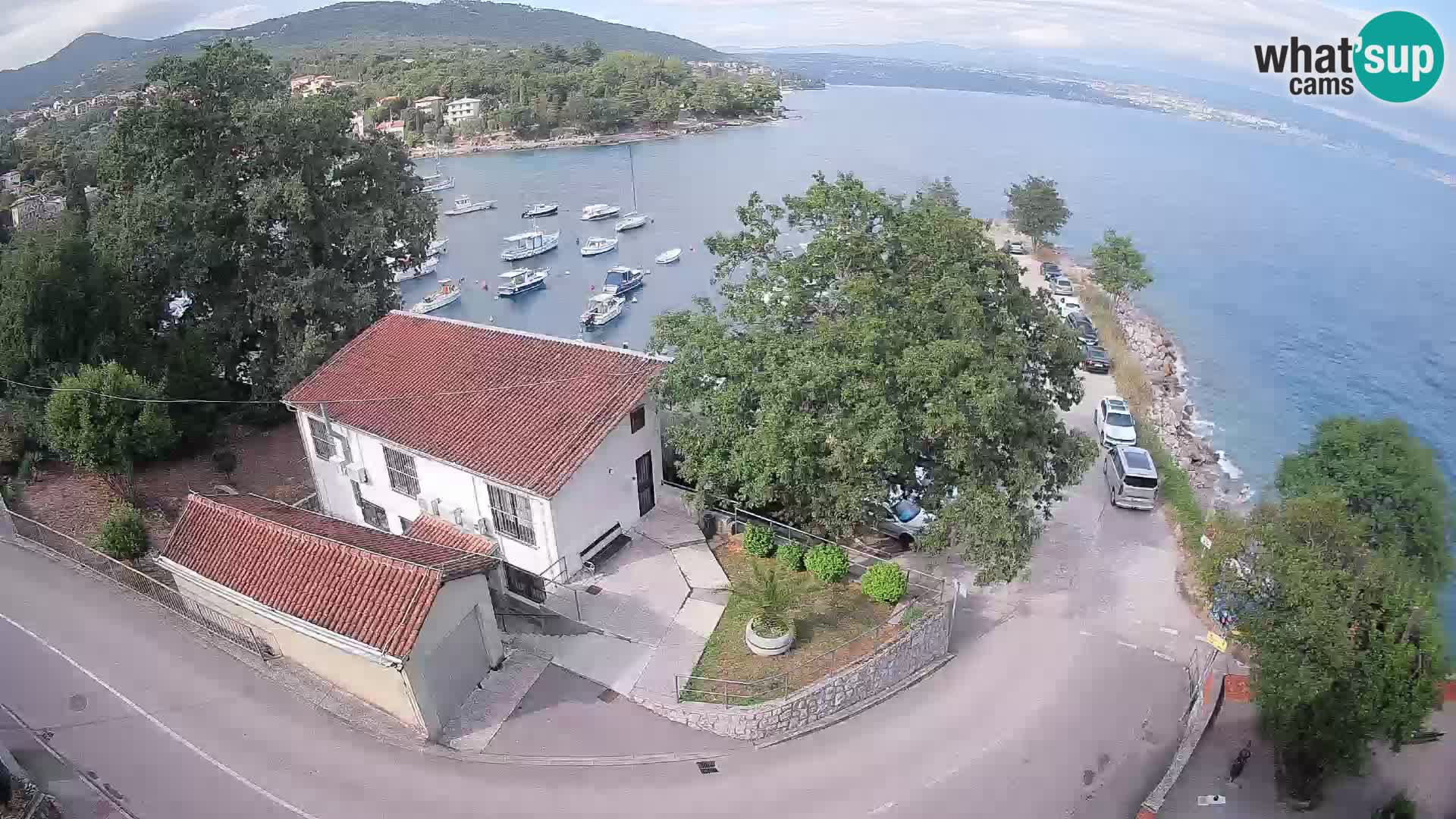 Webcam porto Ika – Vista LIVE sul porto e le luci di Opatija