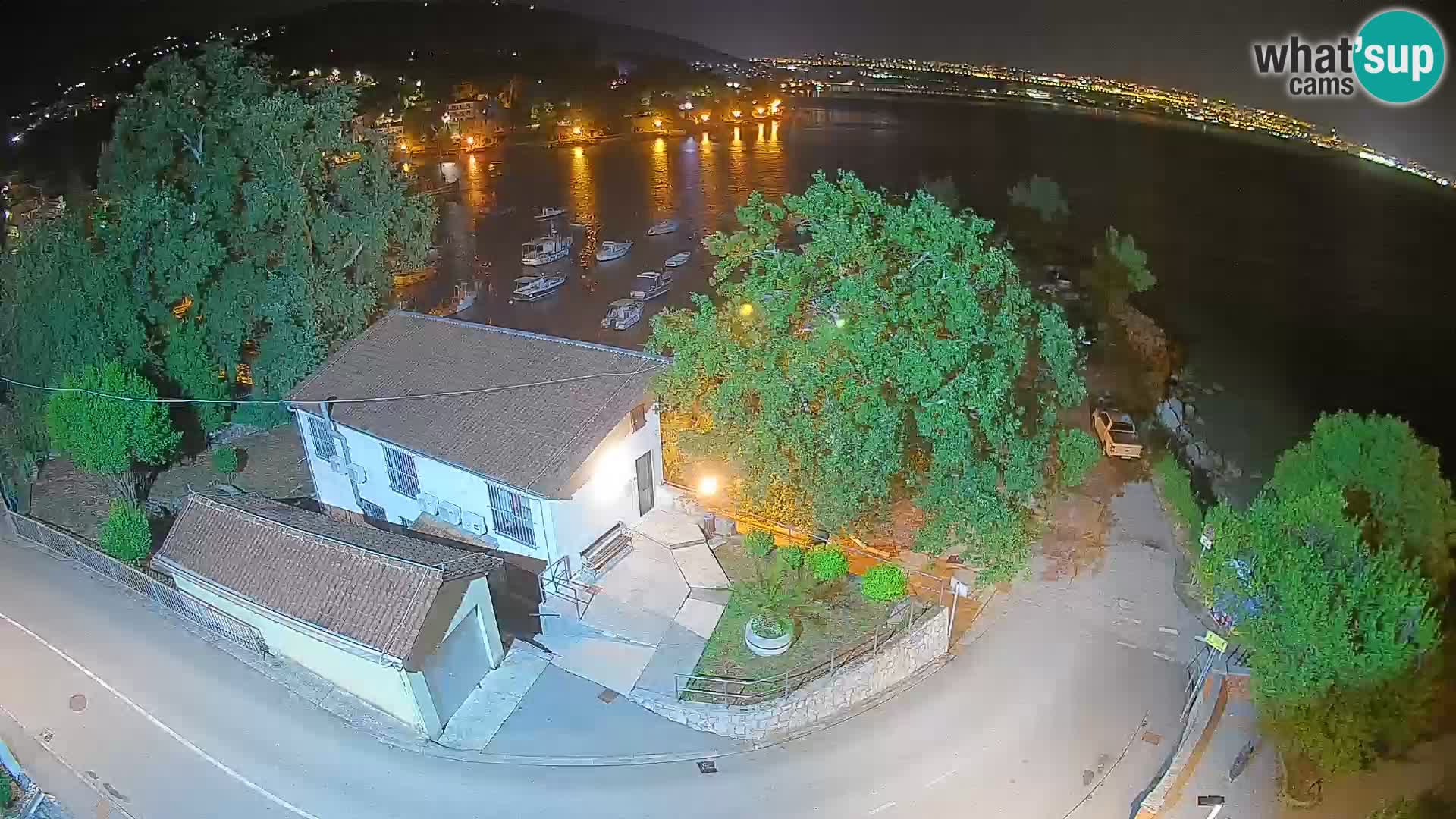 Webcam Ika Hafen – LIVE Blick auf den Hafen und die Lichter von Opatija