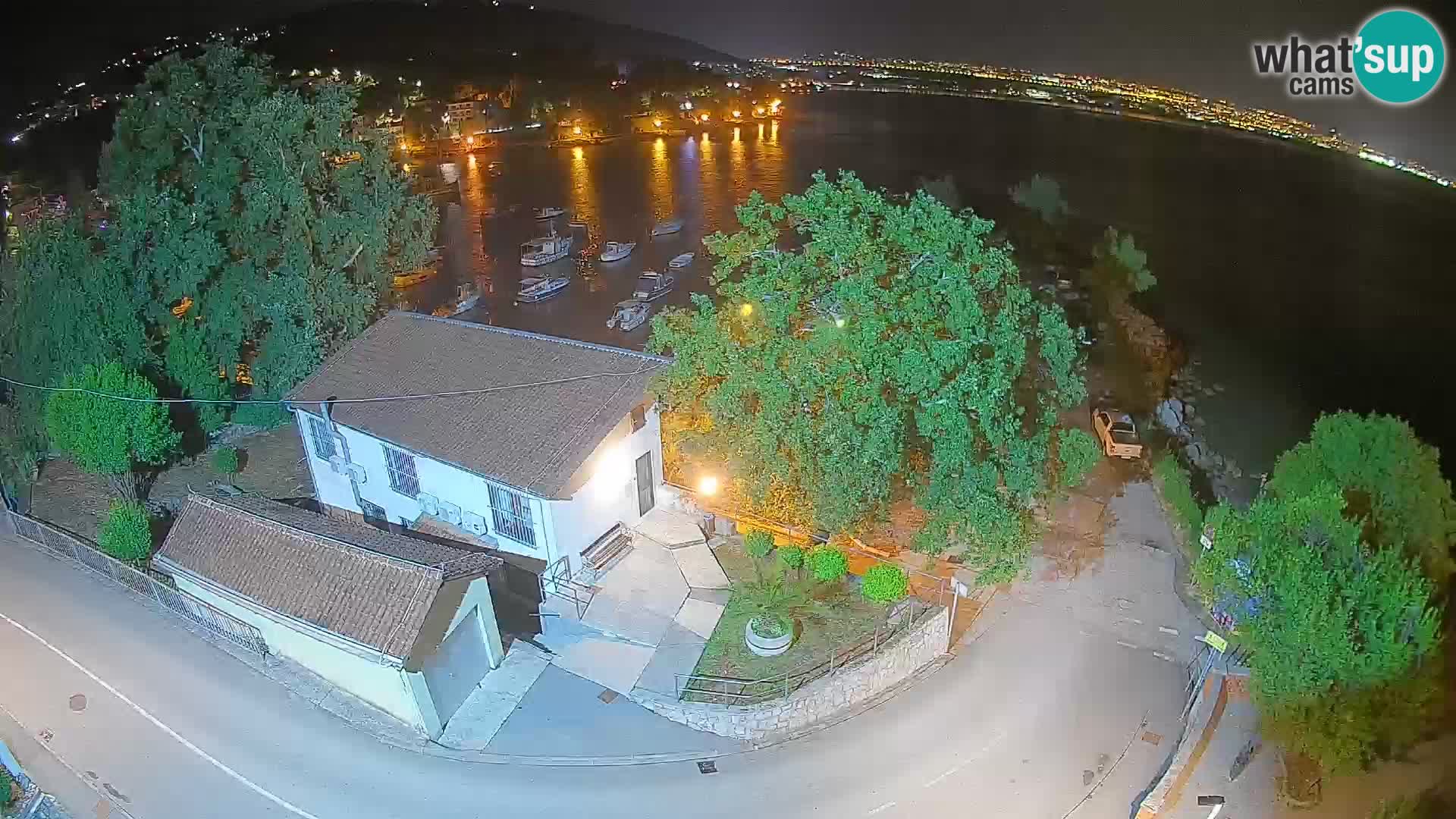 Webcam port d’Ika – Vue en direct et lumières d’Opatija