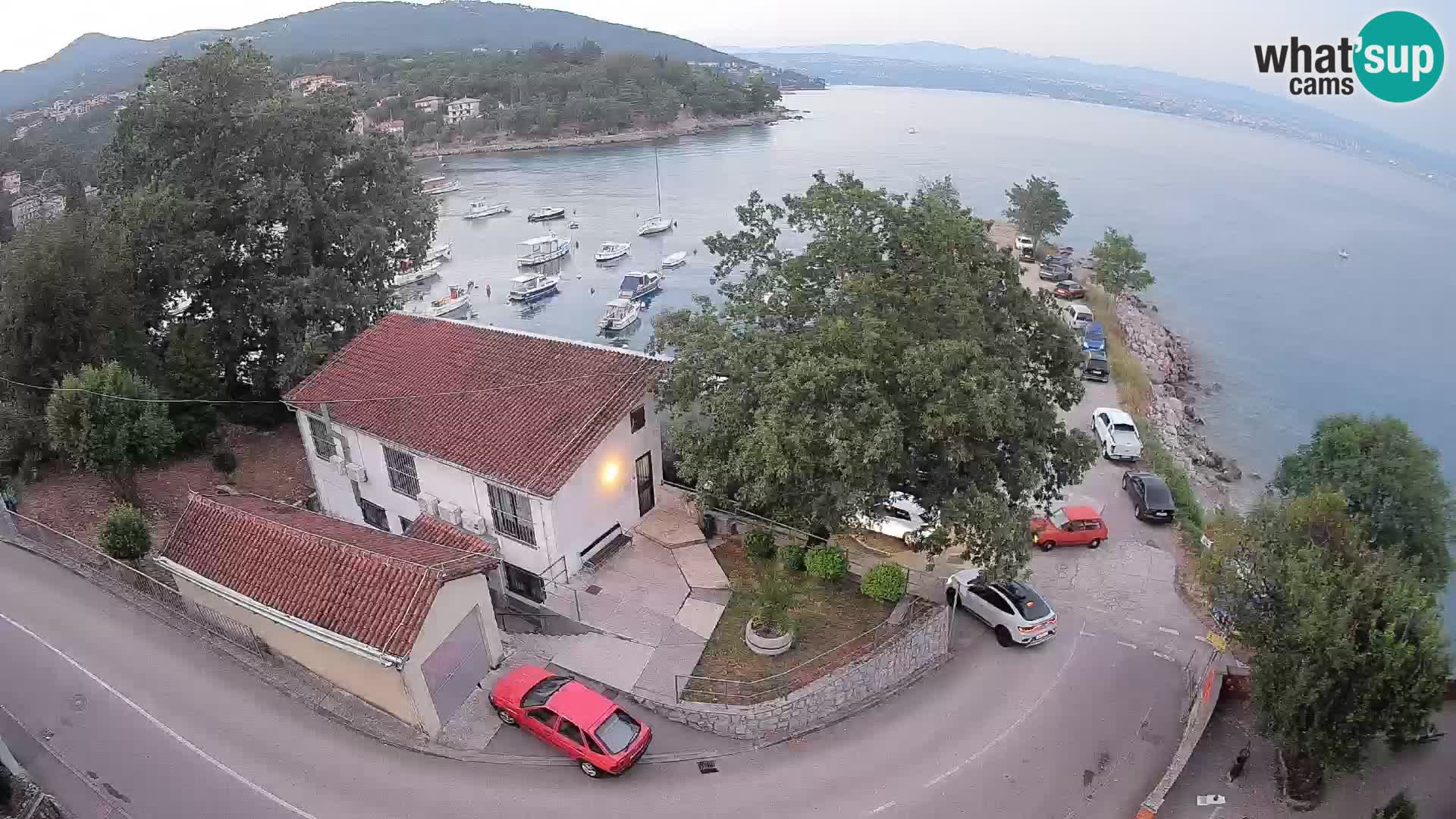 Webcam port d’Ika – Vue en direct et lumières d’Opatija