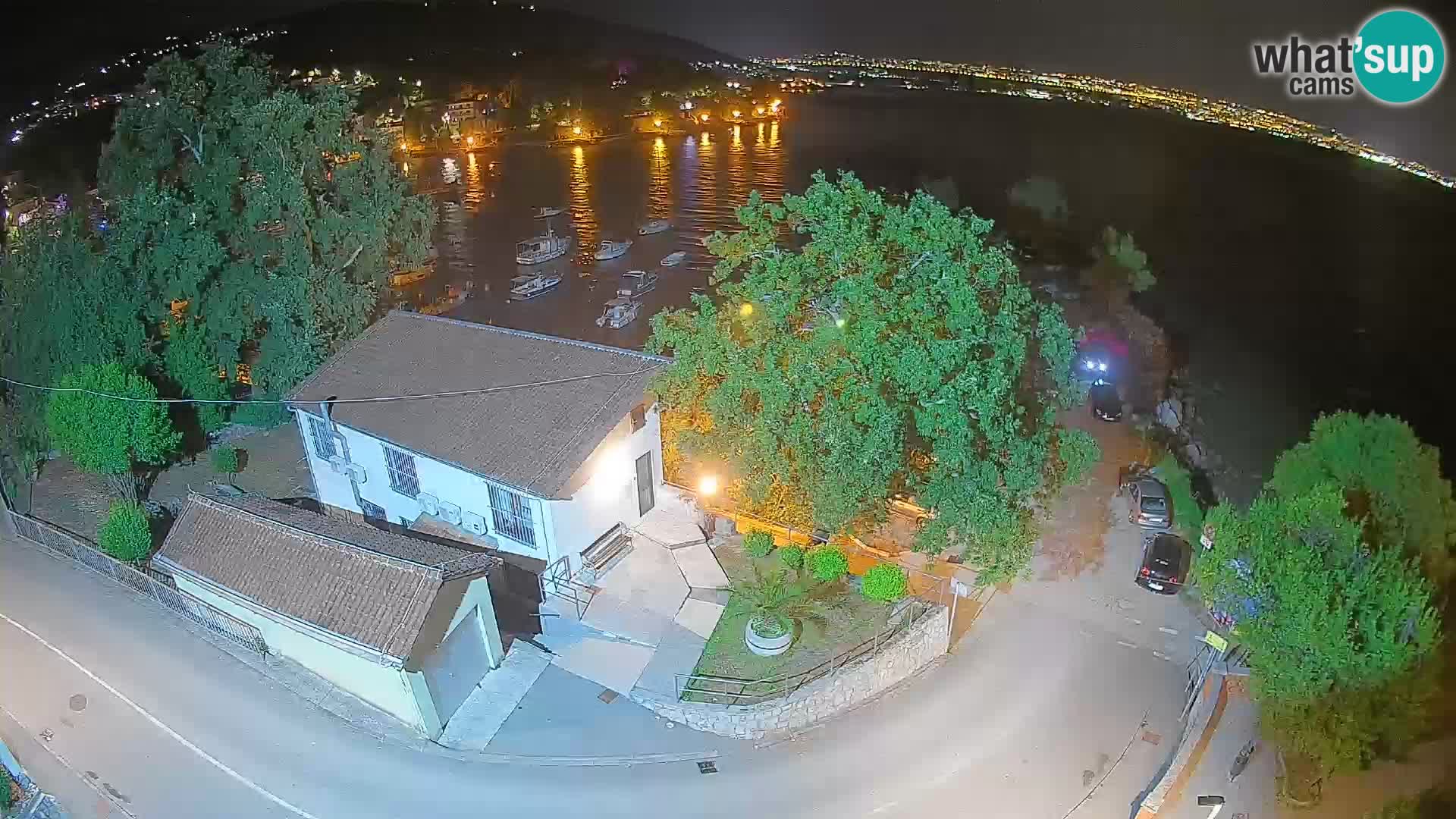 Ika Harbor Webcam – LIVE View of the Harbor and Opatija Lights