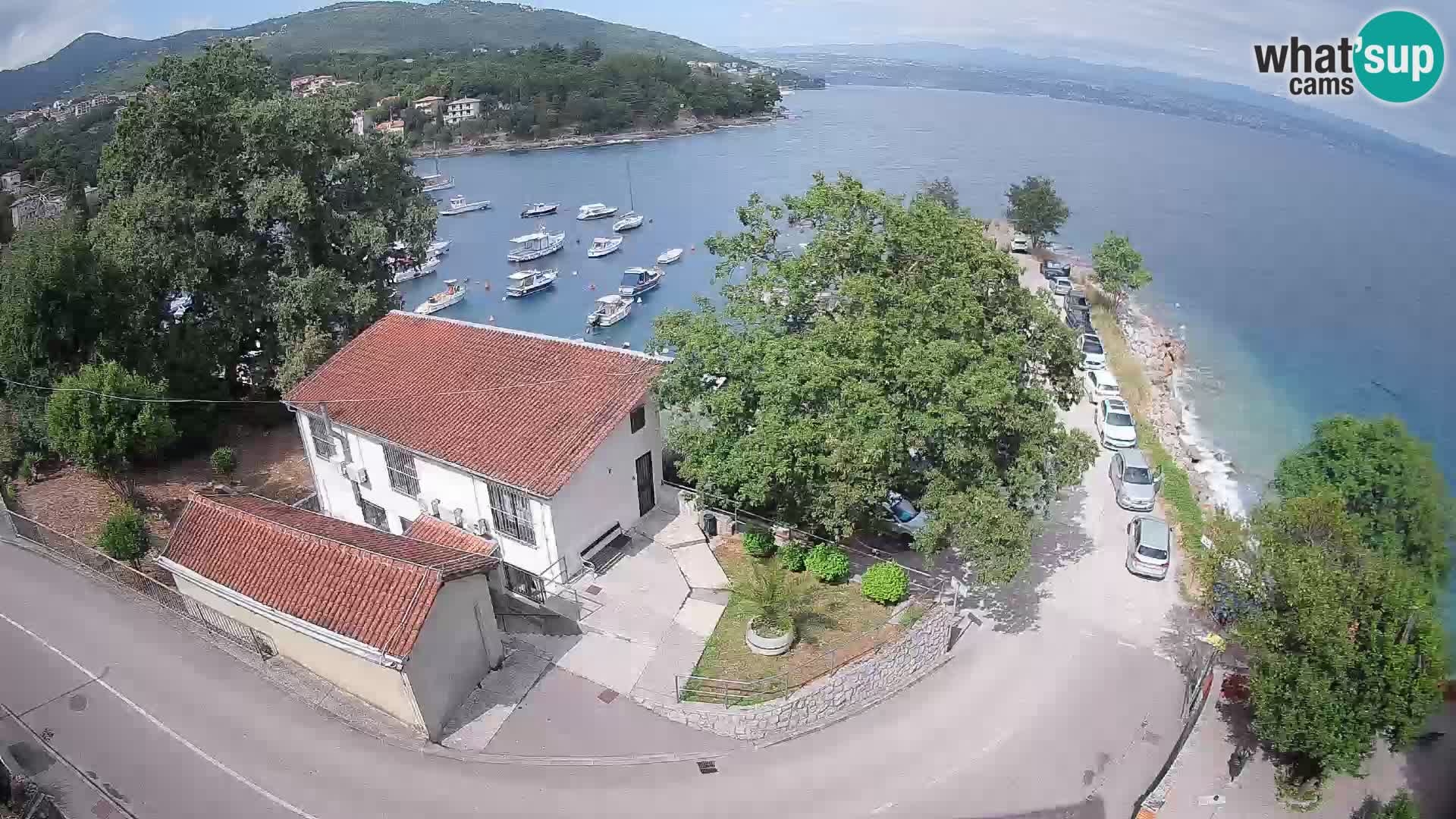 Webcam port d’Ika – Vue en direct et lumières d’Opatija