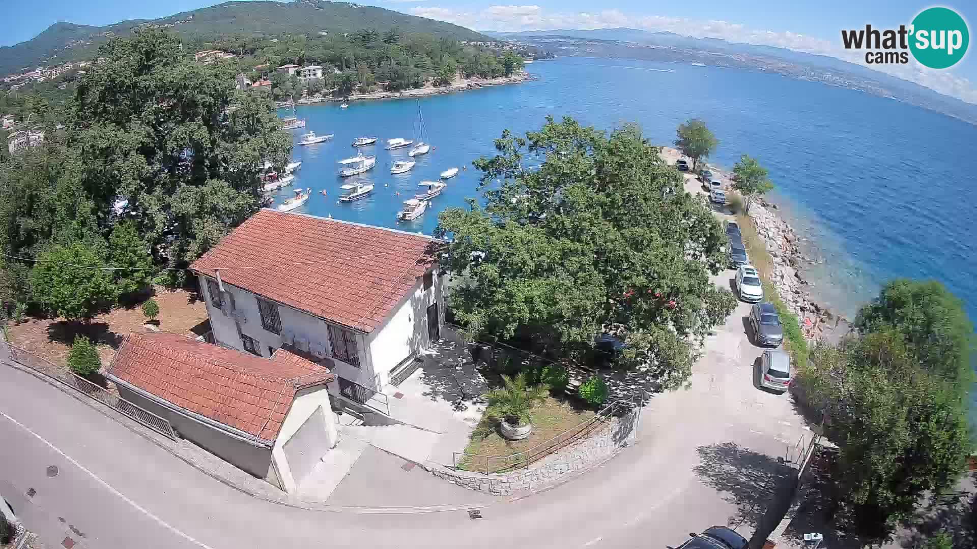 Webcam port d’Ika – Vue en direct et lumières d’Opatija