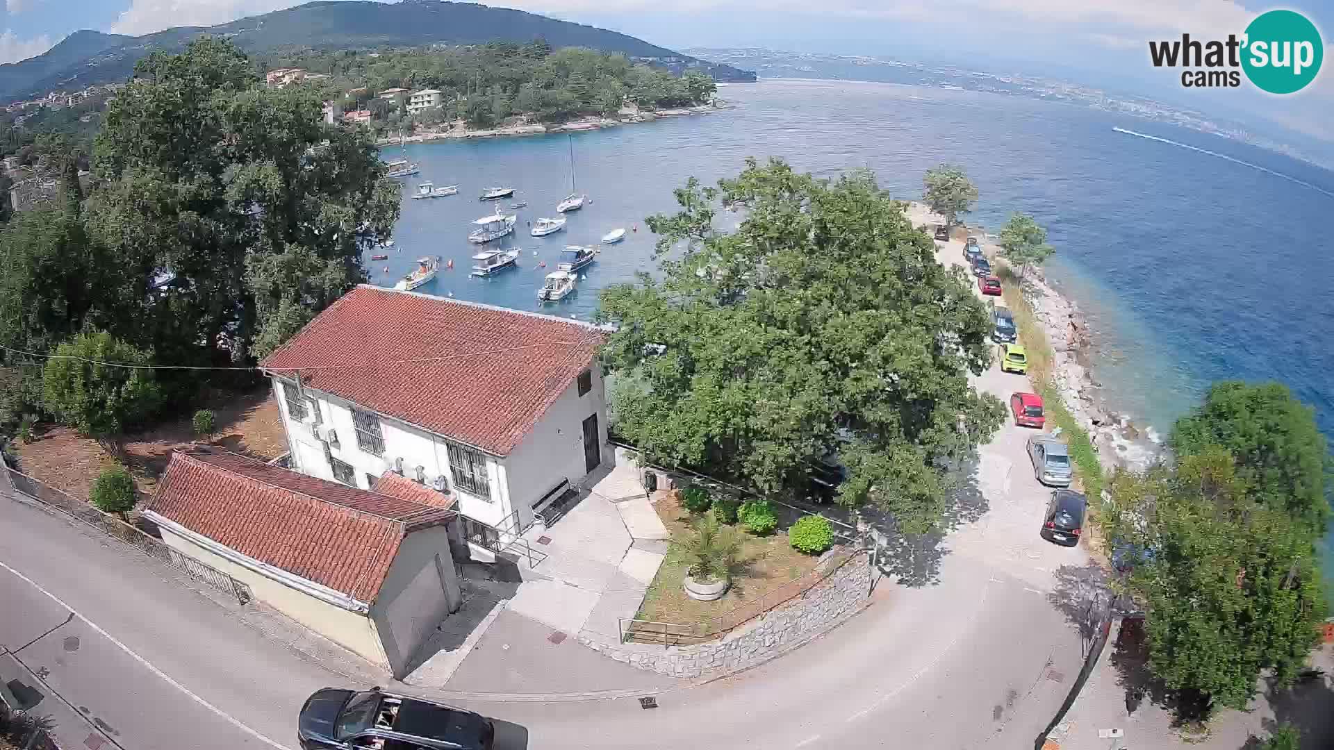 Webcam Ika Hafen – LIVE Blick auf den Hafen und die Lichter von Opatija