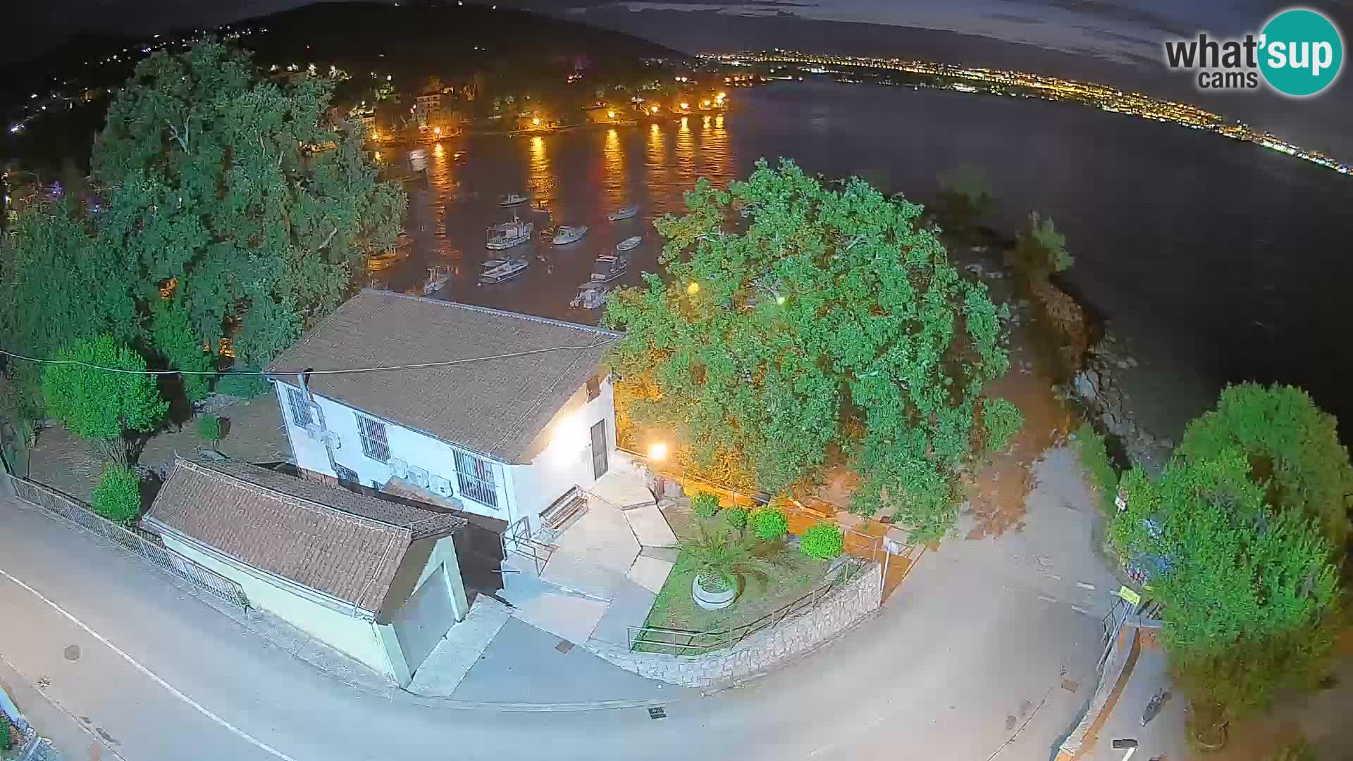 Webcam Ika Hafen – LIVE Blick auf den Hafen und die Lichter von Opatija