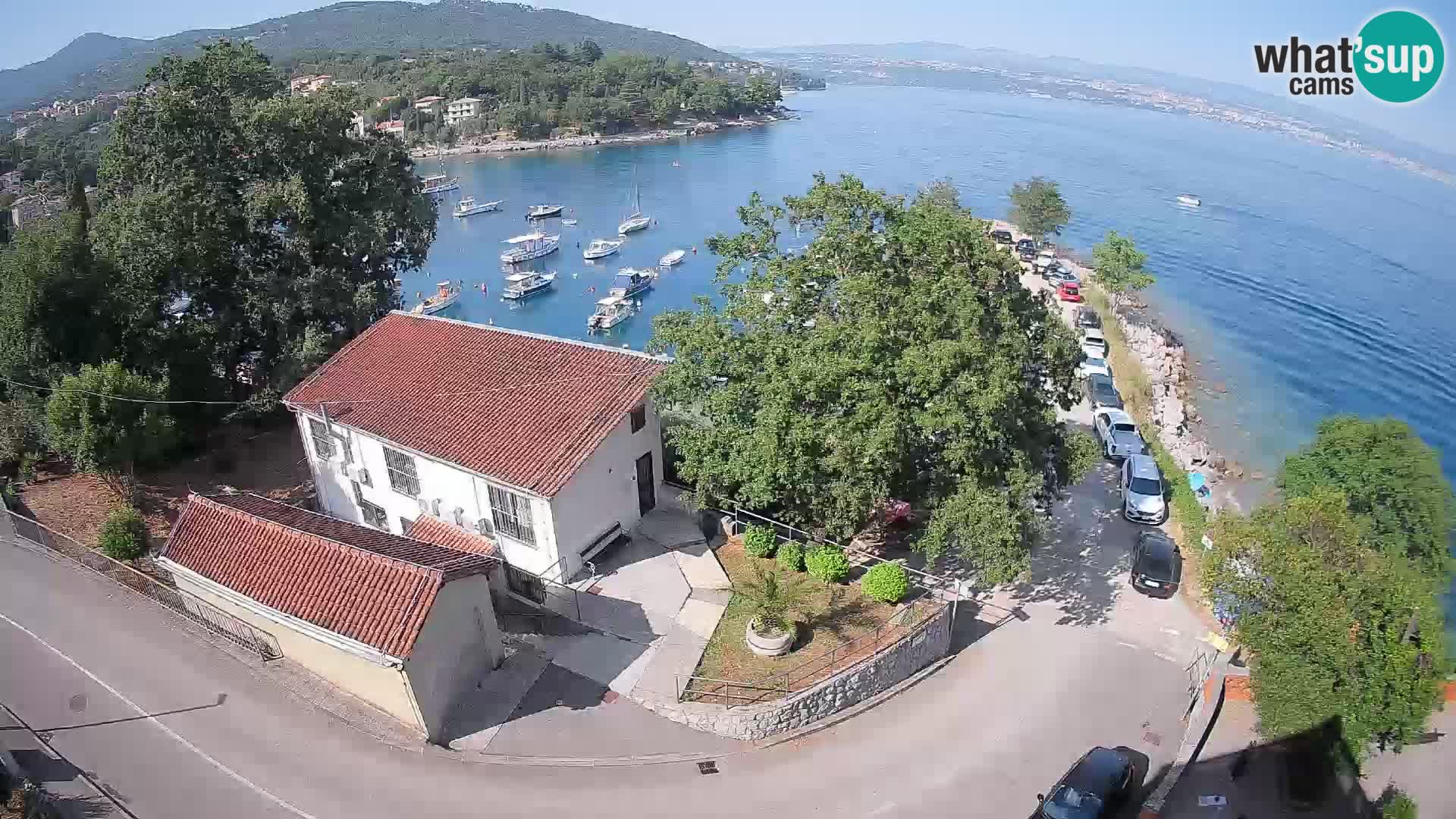Webcam port d’Ika – Vue en direct et lumières d’Opatija