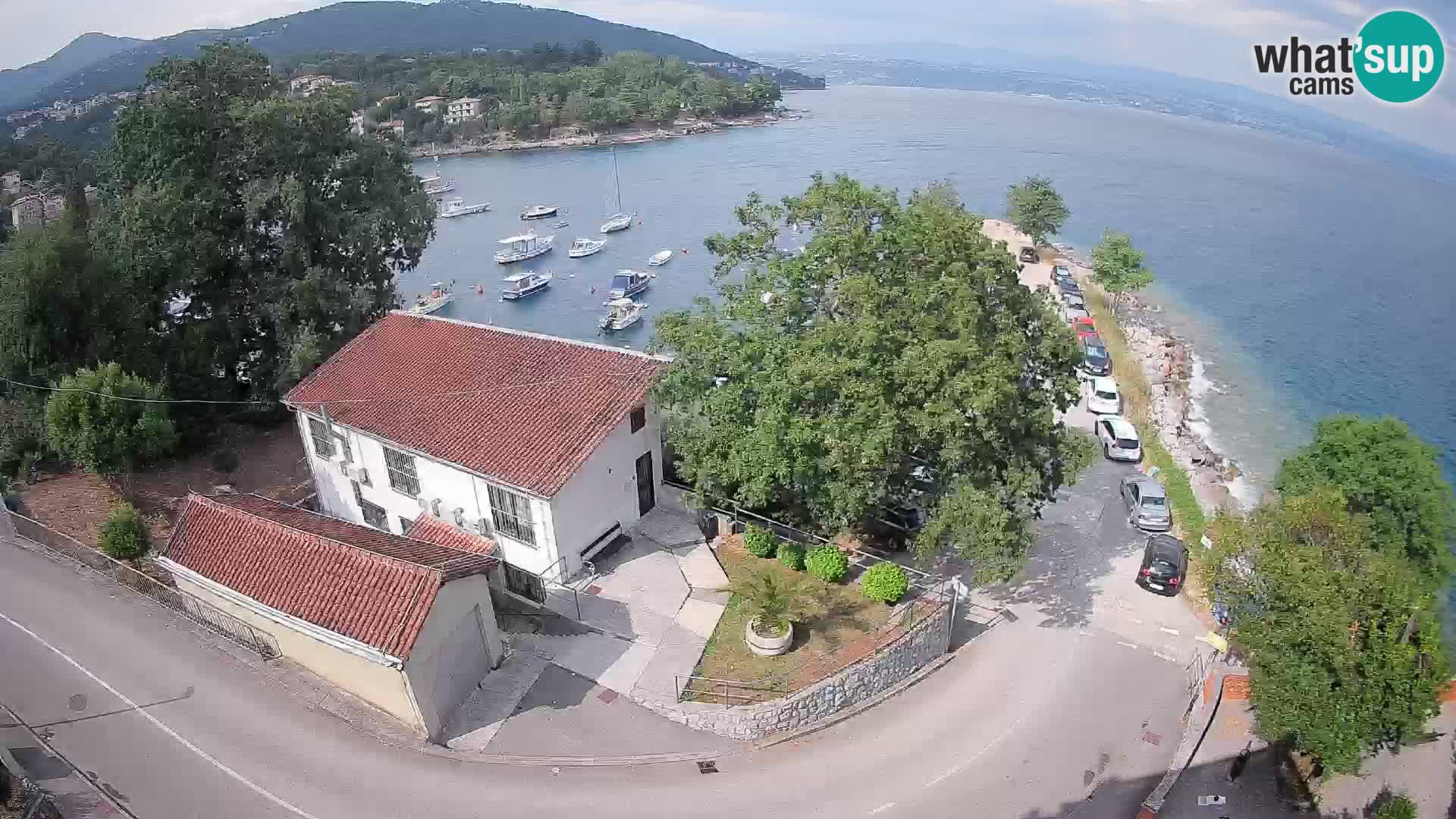 Ika Harbor Webcam – LIVE View of the Harbor and Opatija Lights