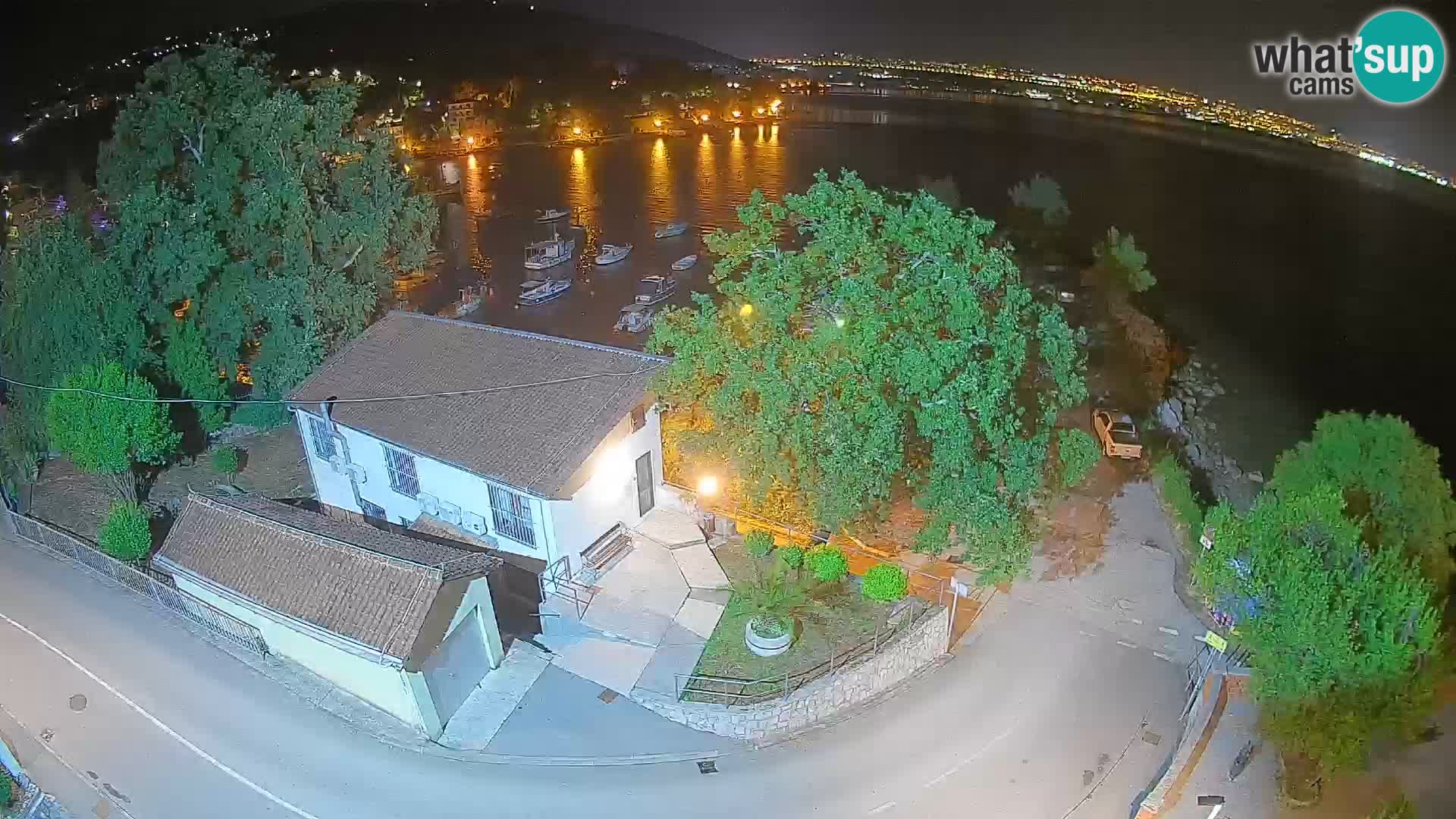 Webcam Ika Hafen – LIVE Blick auf den Hafen und die Lichter von Opatija