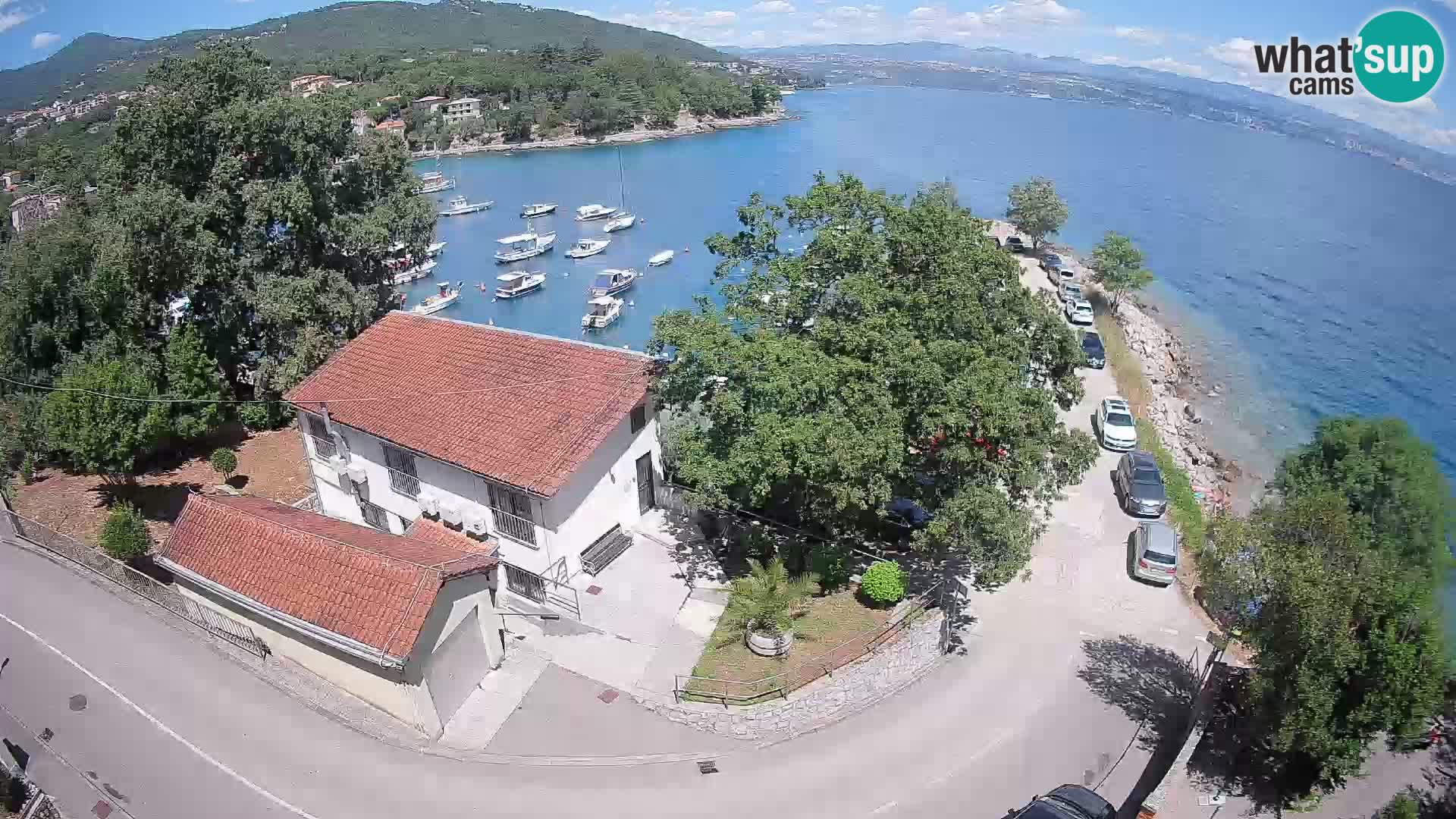Webcam port d’Ika – Vue en direct et lumières d’Opatija
