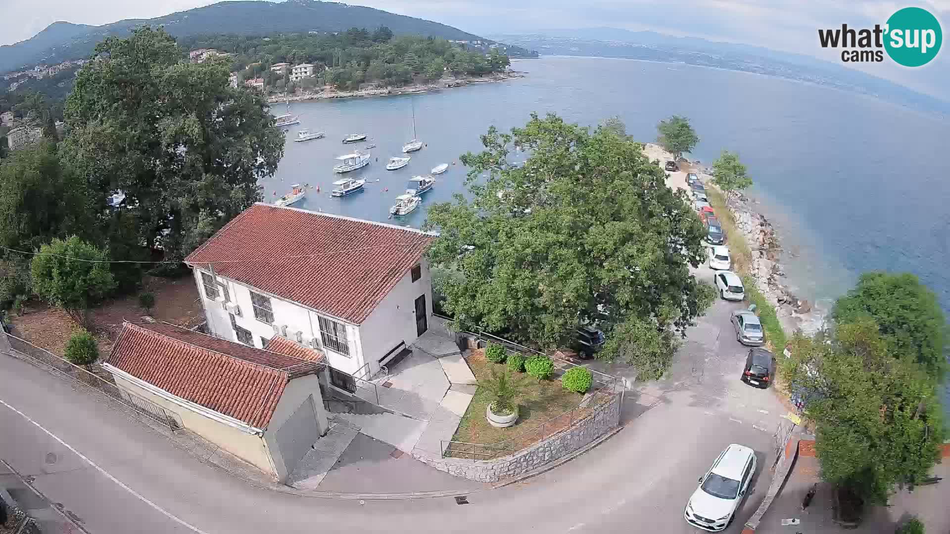 Webcam port d’Ika – Vue en direct et lumières d’Opatija