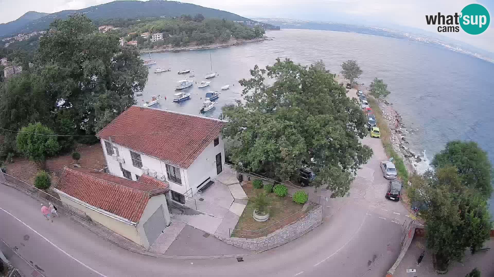 Ika Harbor Webcam – LIVE View of the Harbor and Opatija Lights