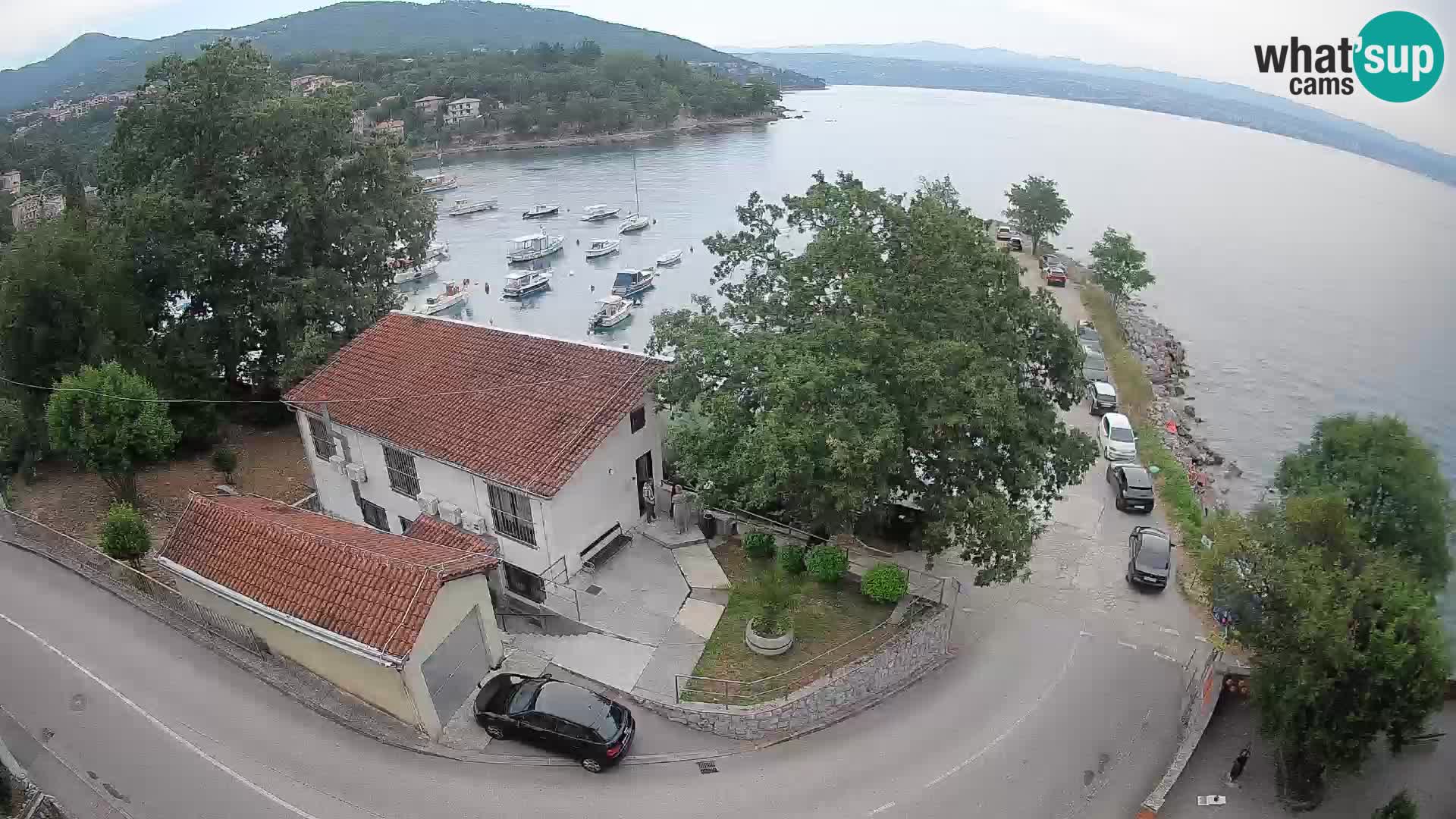 Webcam port d’Ika – Vue en direct et lumières d’Opatija