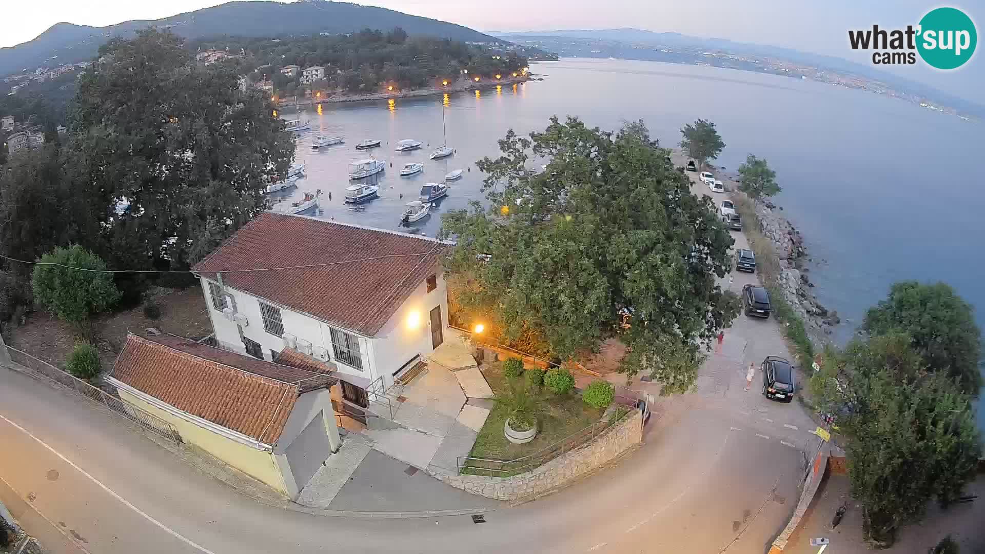 Webcam Ika Hafen – LIVE Blick auf den Hafen und die Lichter von Opatija