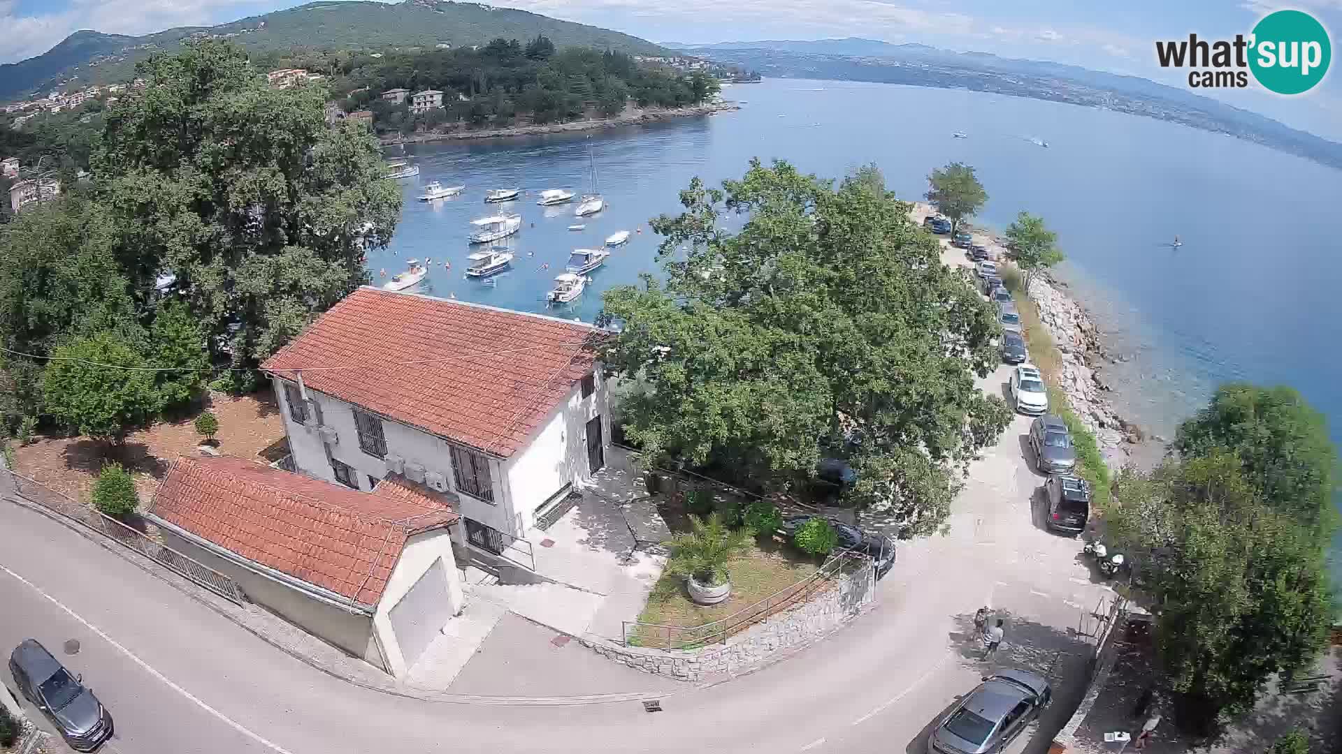 Webcam porto Ika – Vista LIVE sul porto e le luci di Opatija