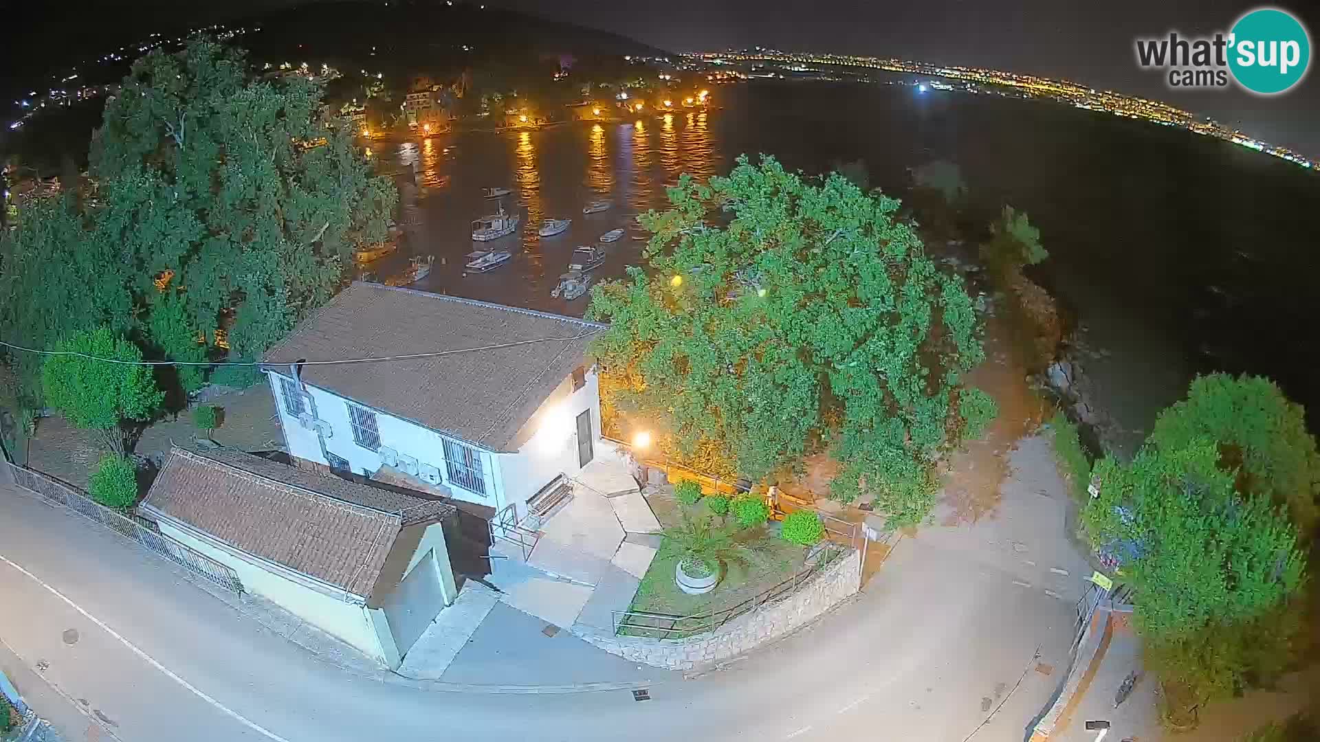 Webcam port d’Ika – Vue en direct et lumières d’Opatija