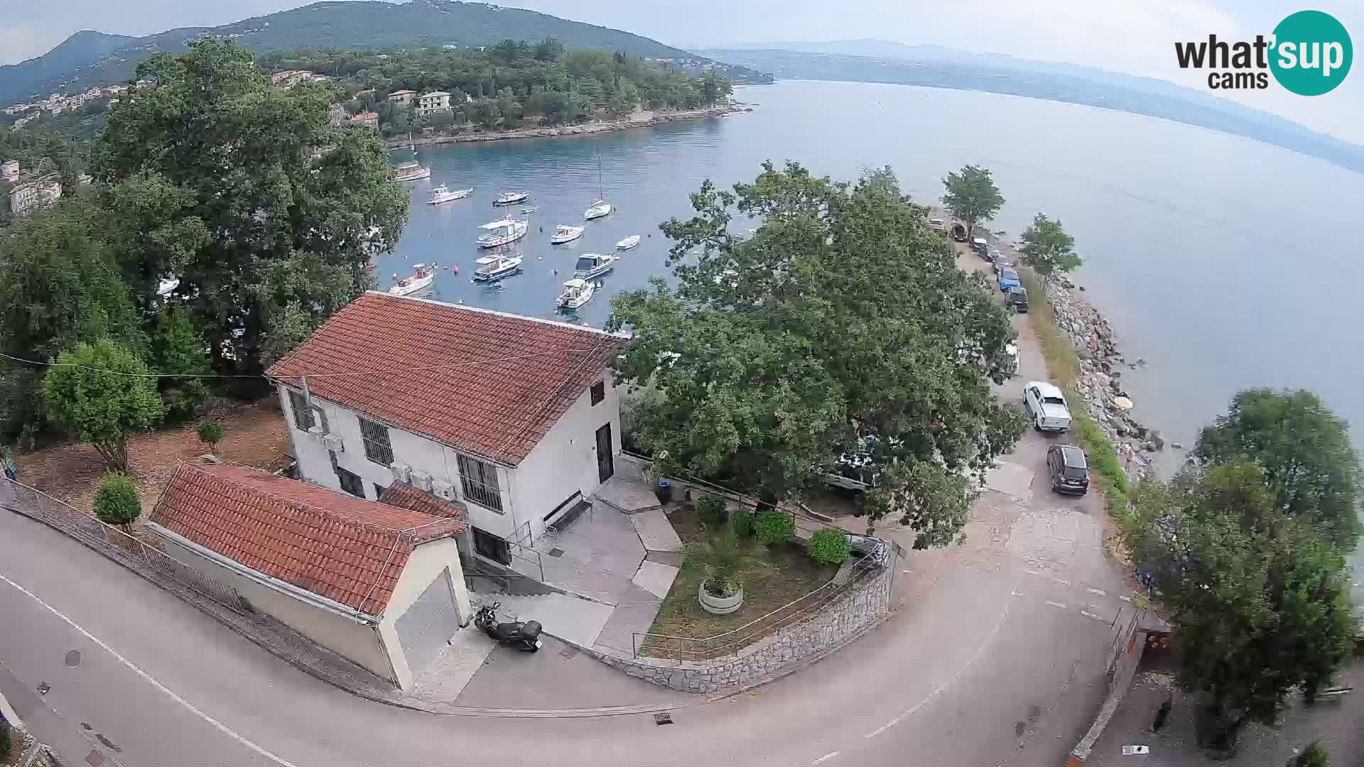 Ika Harbor Webcam – LIVE View of the Harbor and Opatija Lights