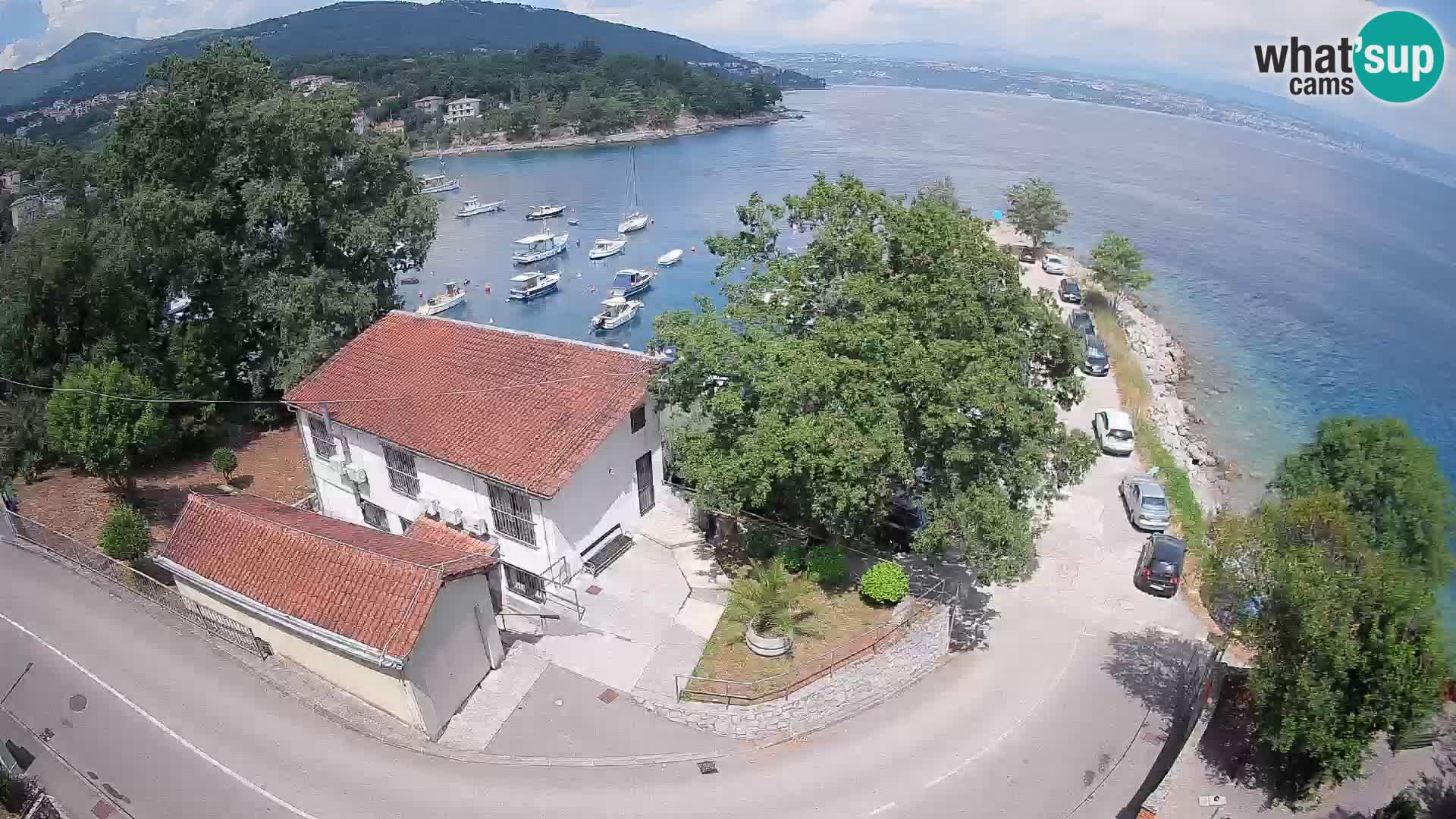 Webcam Ika Hafen – LIVE Blick auf den Hafen und die Lichter von Opatija
