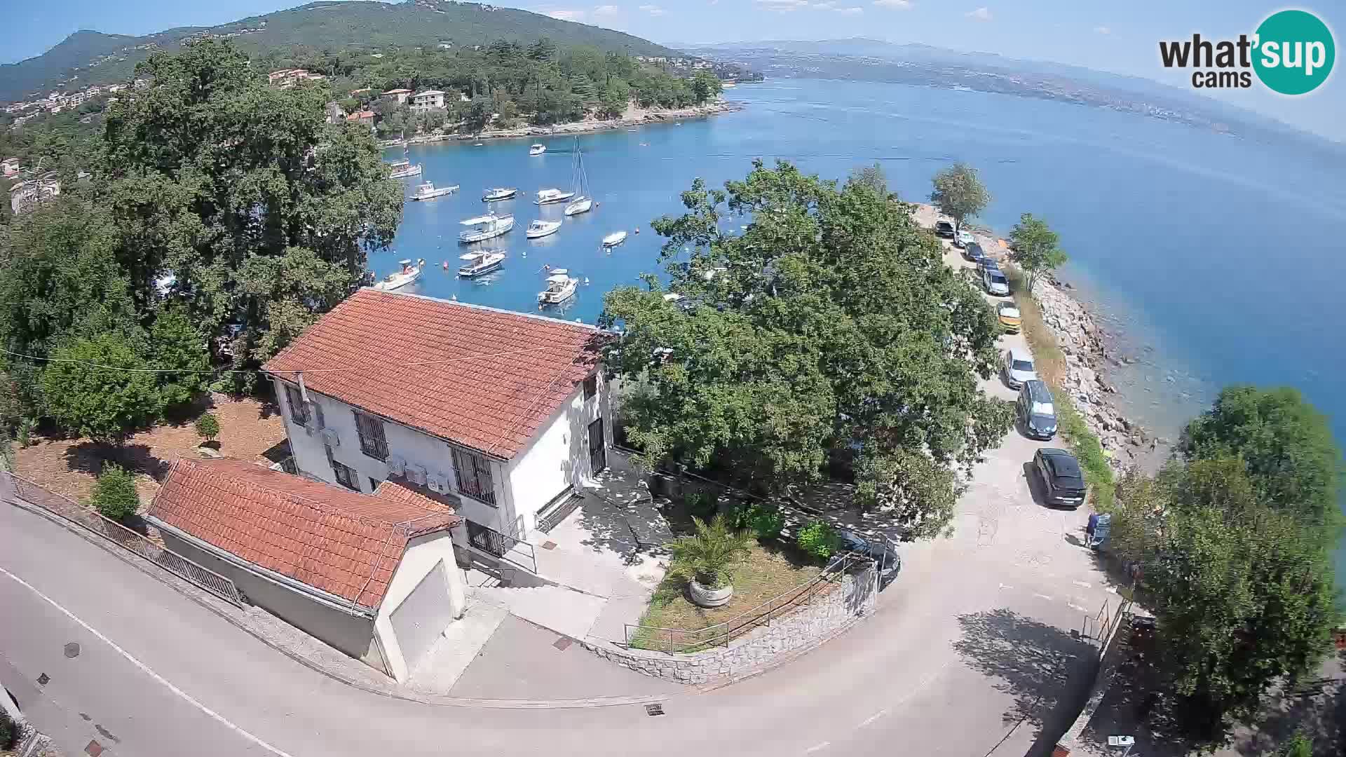 Webcam port d’Ika – Vue en direct et lumières d’Opatija