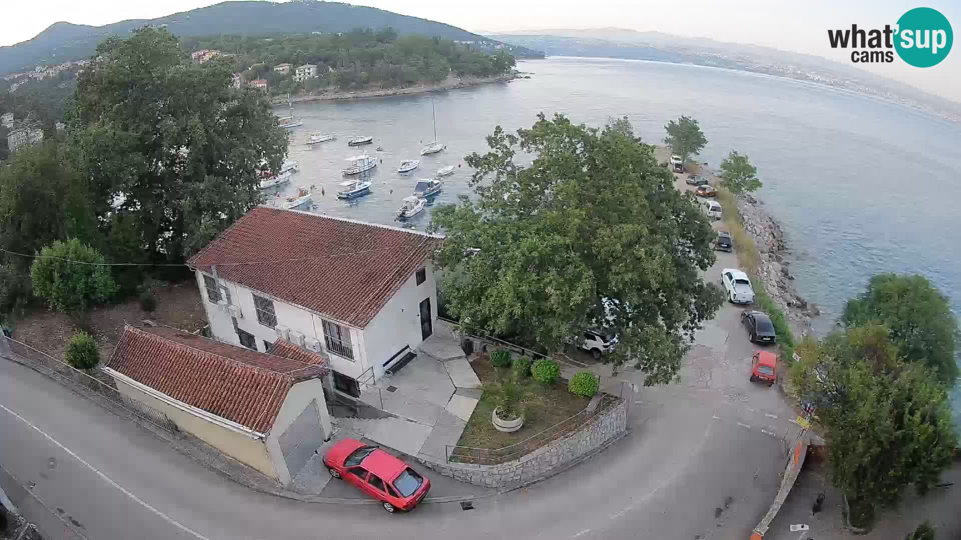 Webcam porto Ika – Vista LIVE sul porto e le luci di Opatija