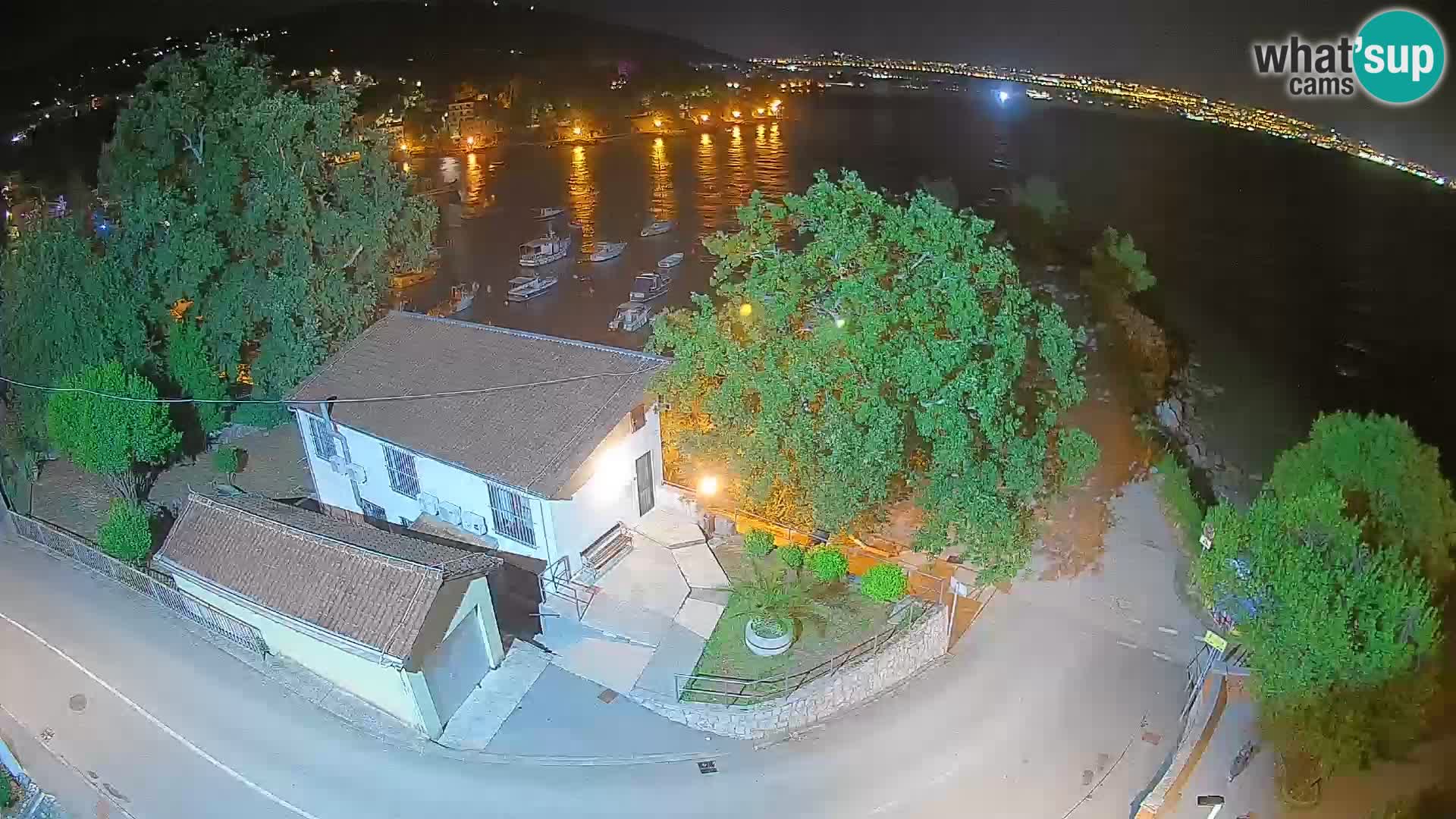 Webcam Ika Hafen – LIVE Blick auf den Hafen und die Lichter von Opatija
