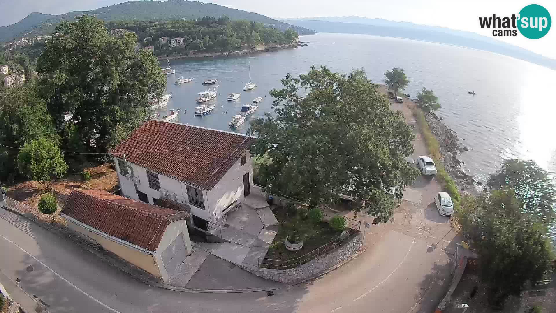 Webcam port d’Ika – Vue en direct et lumières d’Opatija