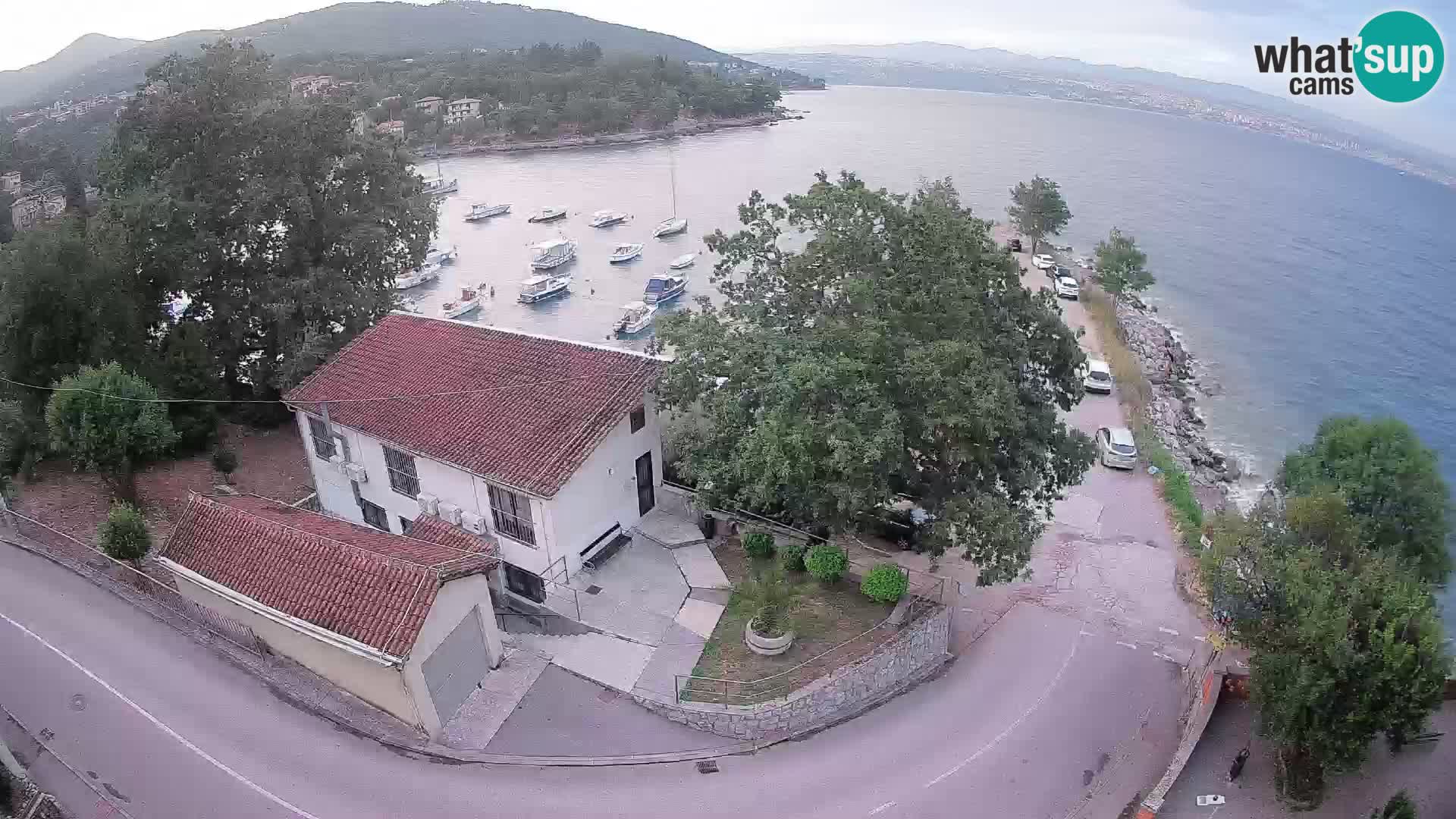 Webcam port d’Ika – Vue en direct et lumières d’Opatija