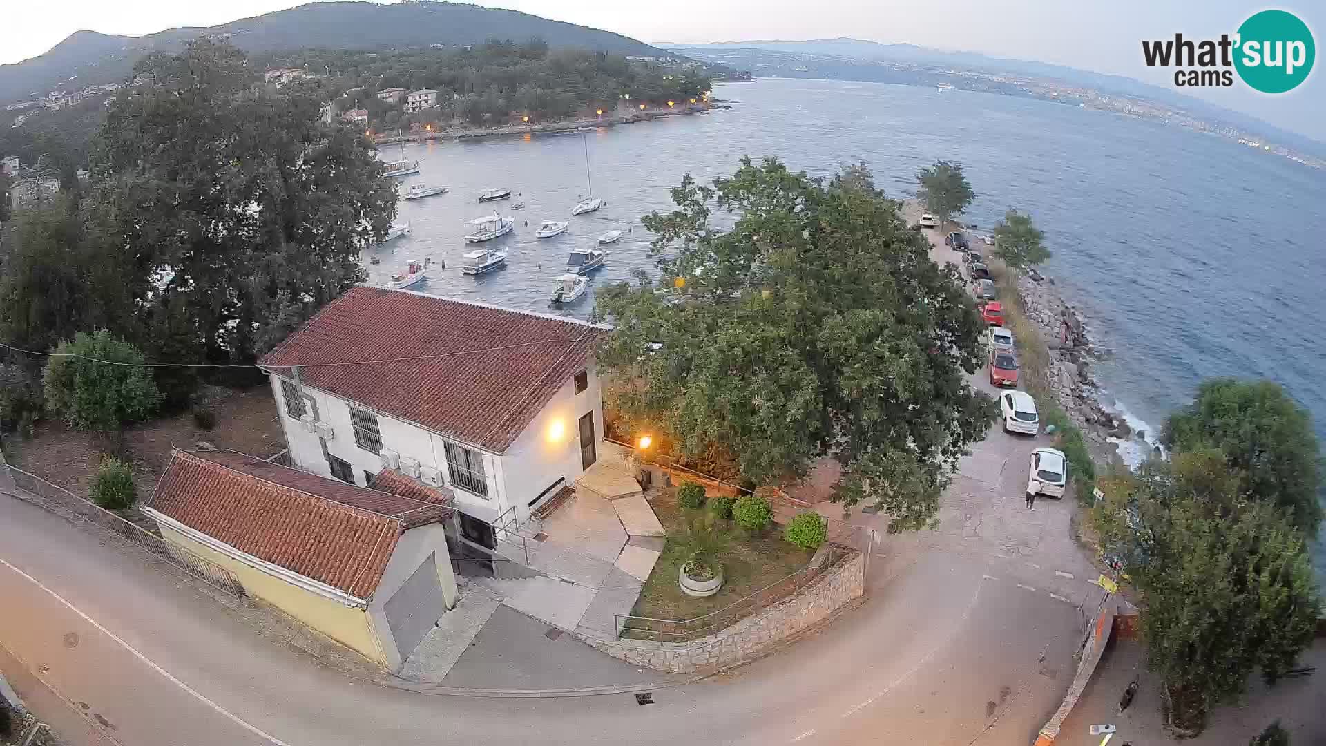 Webcam Ika Hafen – LIVE Blick auf den Hafen und die Lichter von Opatija