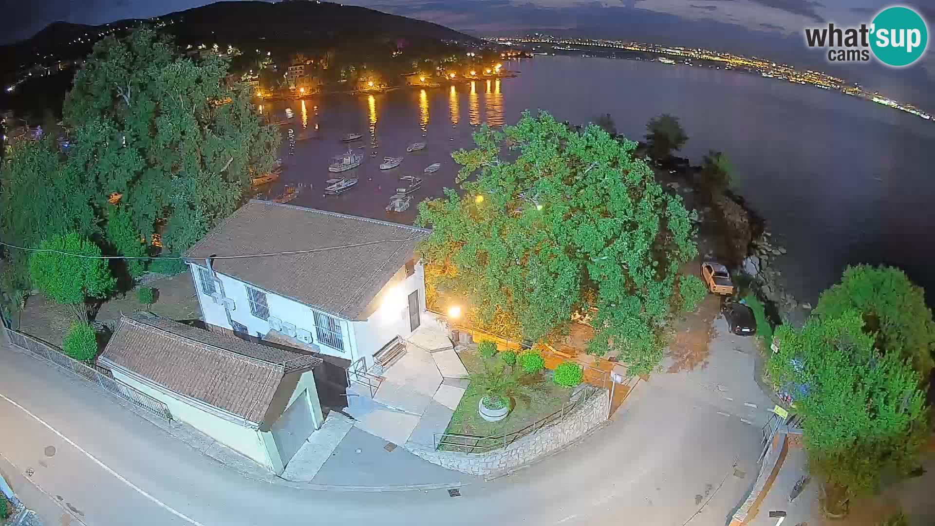 Webcam Ika Hafen – LIVE Blick auf den Hafen und die Lichter von Opatija