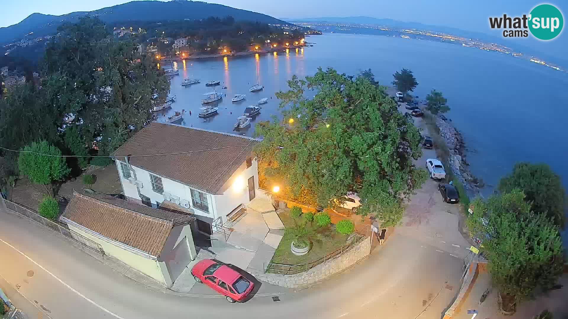 Webcam Ika Hafen – LIVE Blick auf den Hafen und die Lichter von Opatija
