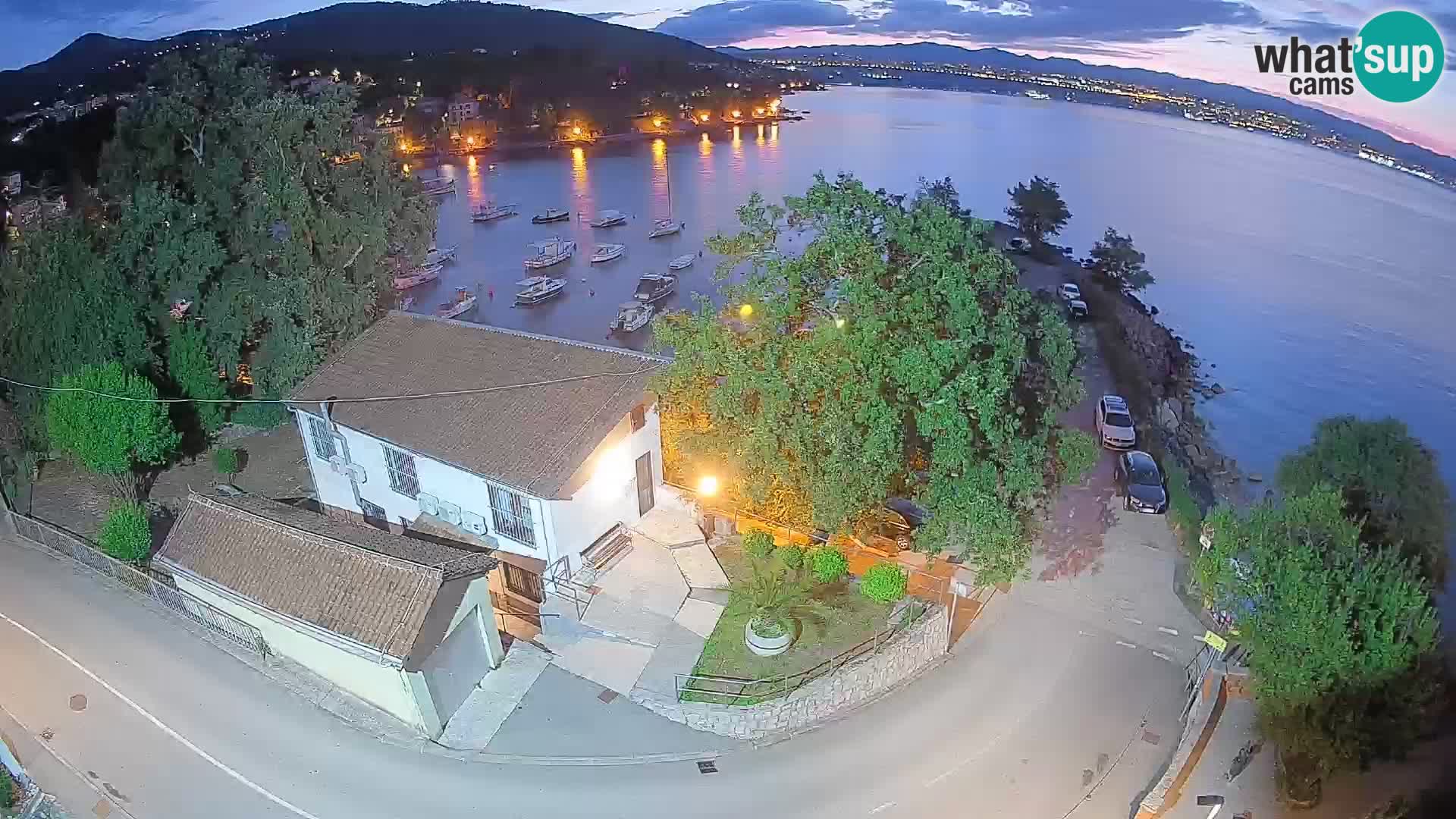 Webcam Ika Hafen – LIVE Blick auf den Hafen und die Lichter von Opatija