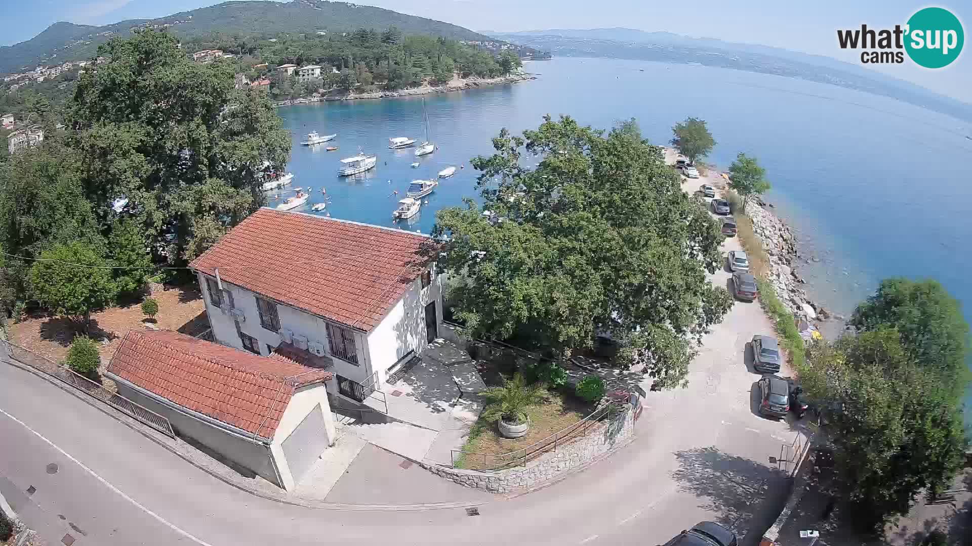 Webcam port d’Ika – Vue en direct et lumières d’Opatija