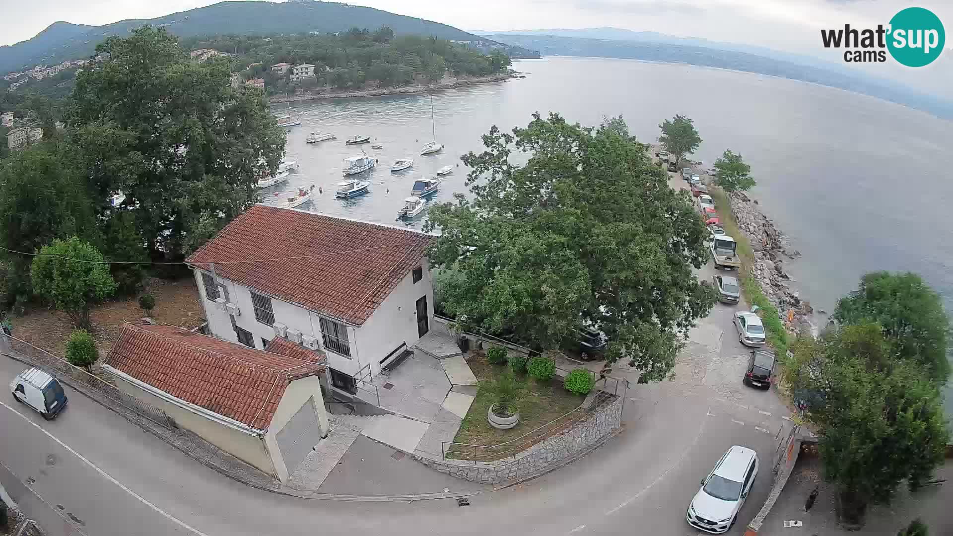 Webcam porto Ika – Vista LIVE sul porto e le luci di Opatija